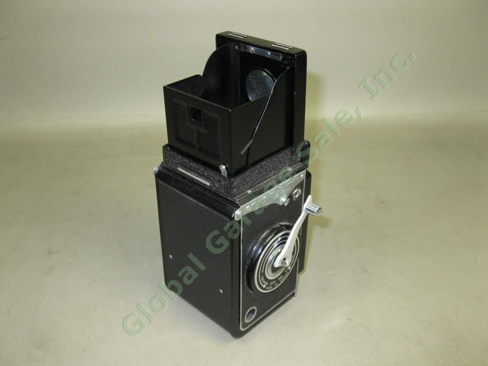 Vtg Yashica Mat Copal-MXV TLR Camera Yashinon 3.5 80mm Lens +Leather Case Bundle 5