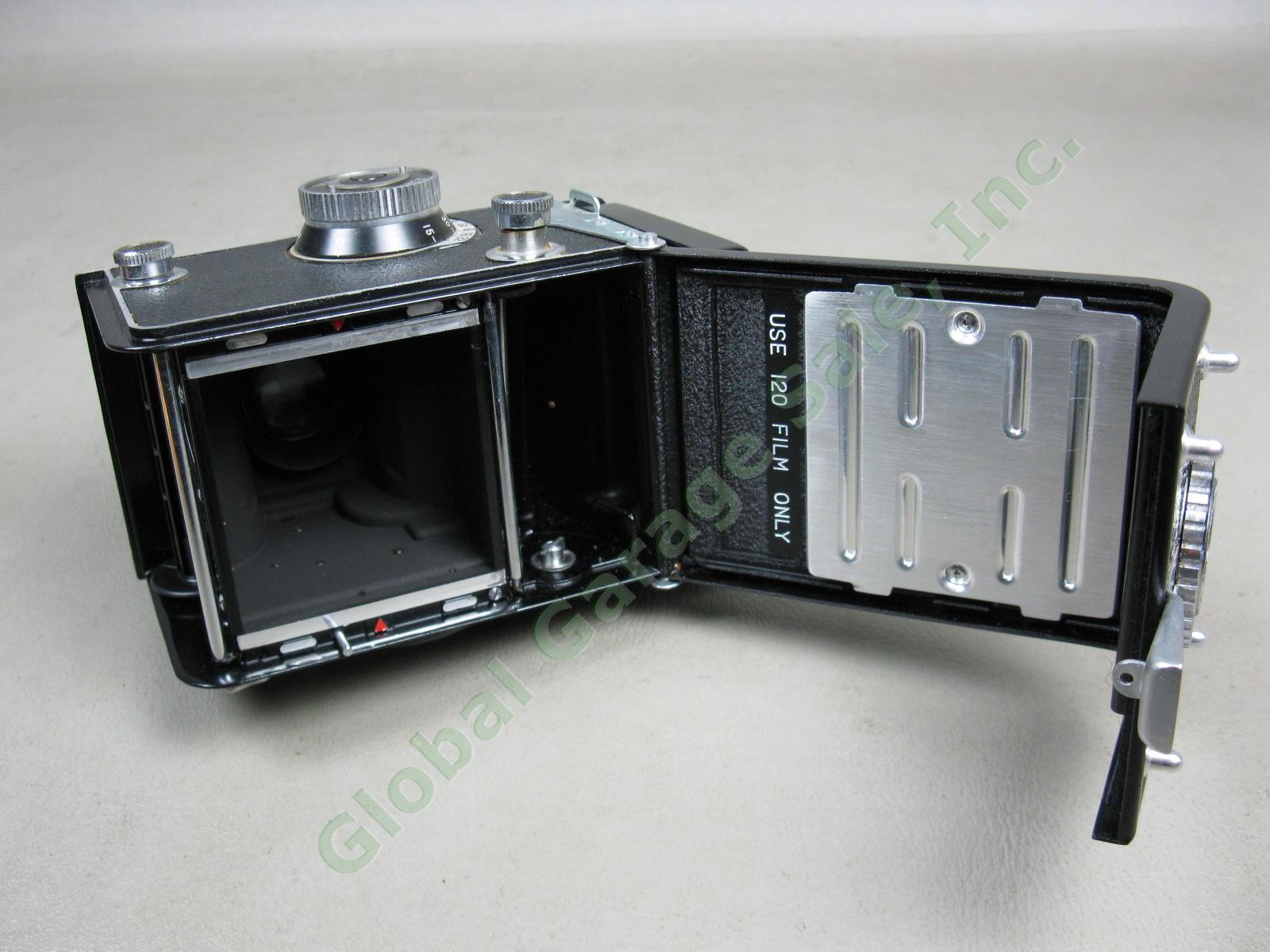 Vtg Yashica Mat Copal-MXV TLR Camera Yashinon 3.5 80mm Lens +Leather Case Bundle 10