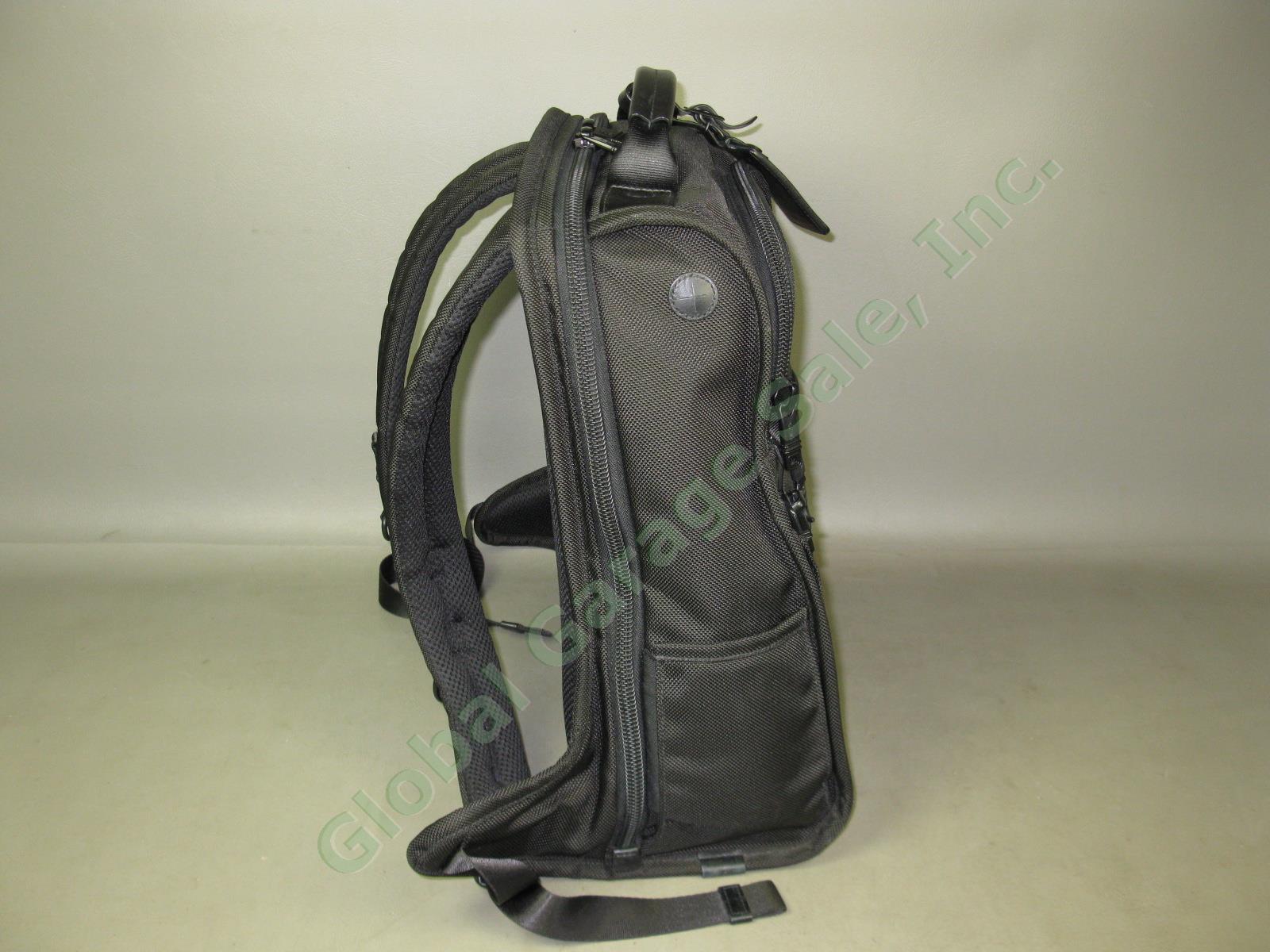 Black Tumi Alpha2 Slim Solutions Brief Pack Ballistic Laptop Backpack 26177 $395 2
