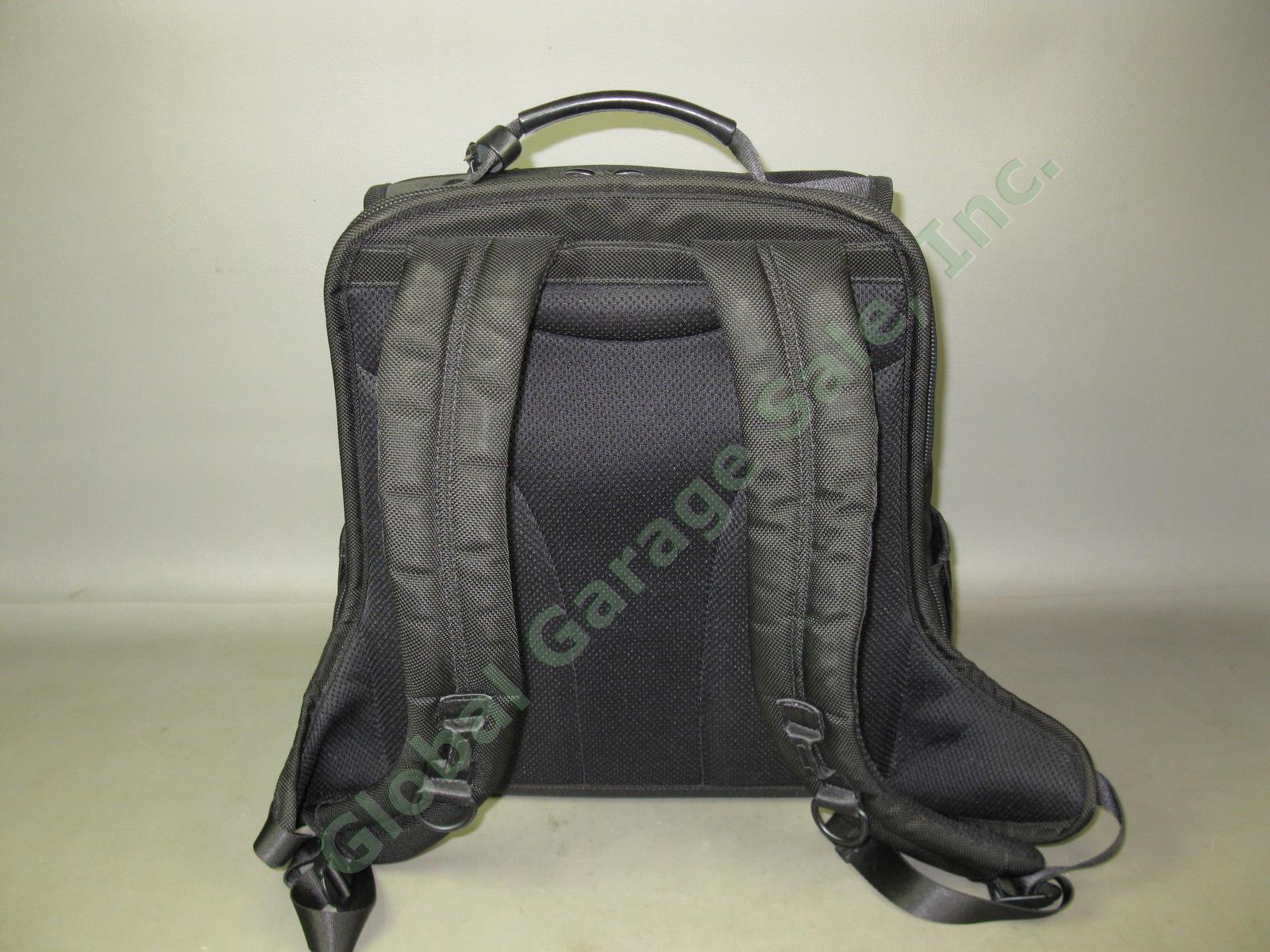 Black Tumi Alpha2 Slim Solutions Brief Pack Ballistic Laptop Backpack 26177 $395 3