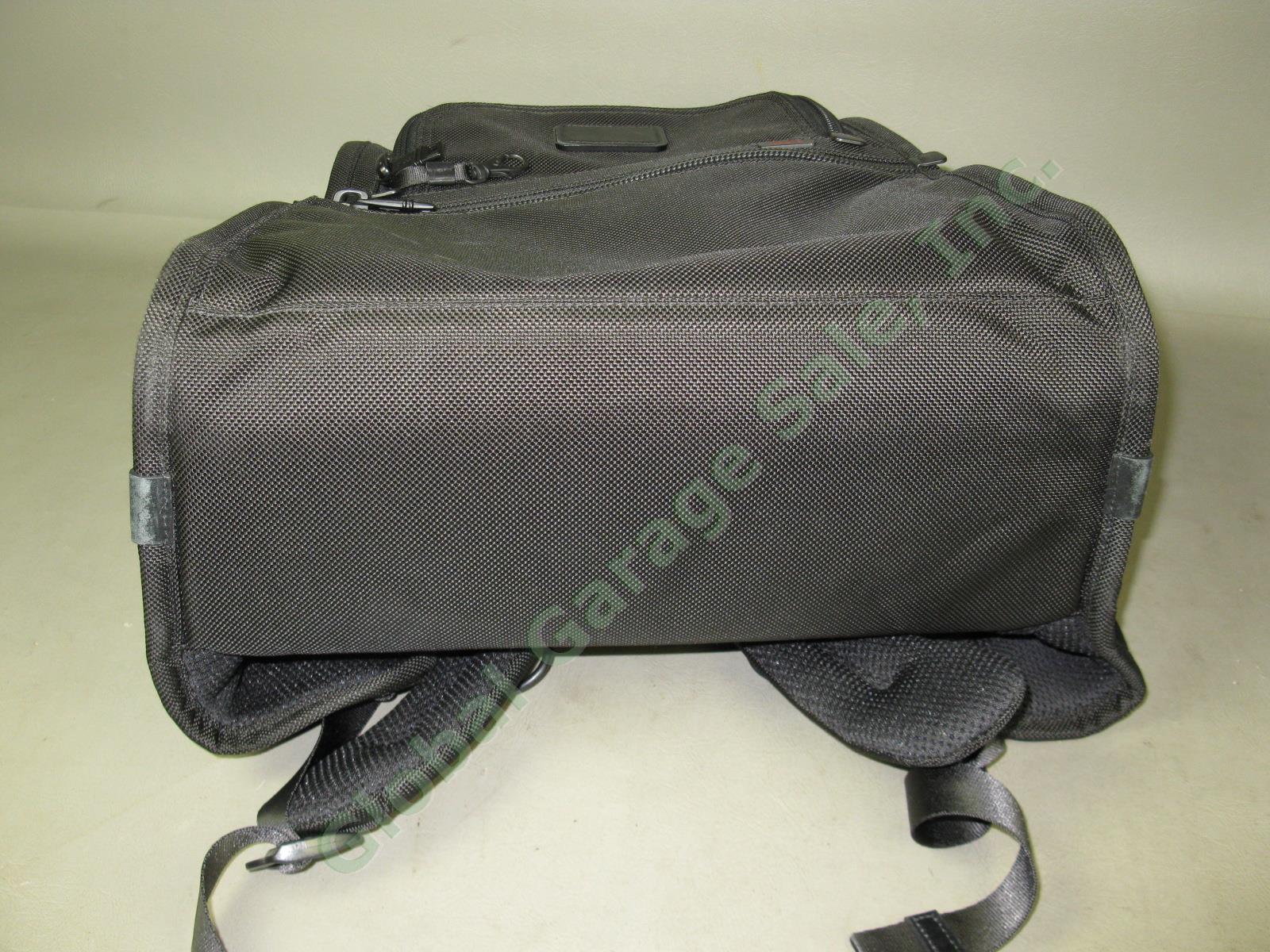 Black Tumi Alpha2 Slim Solutions Brief Pack Ballistic Laptop Backpack 26177 $395 4