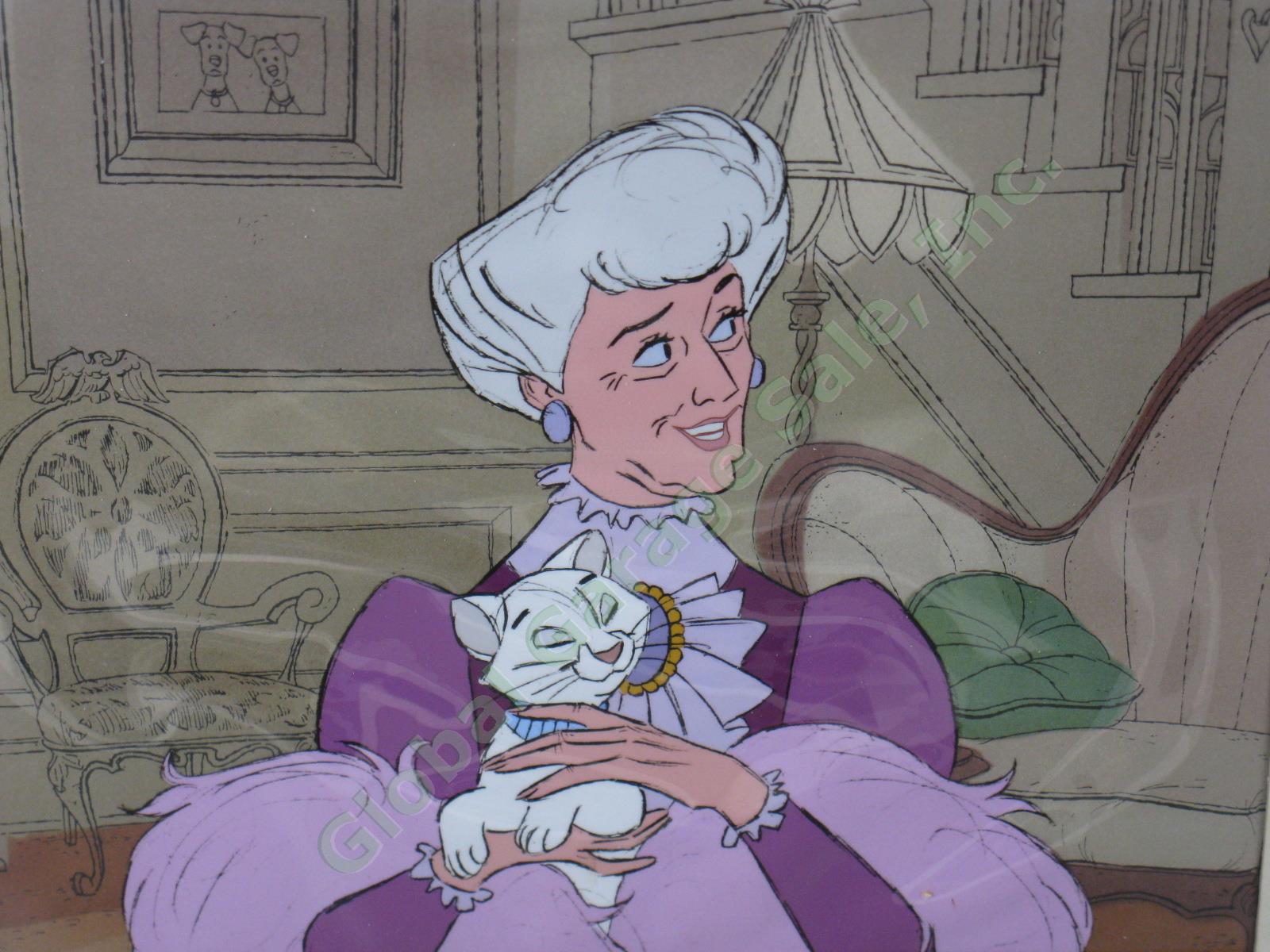 Vtg Disney Aristocats Original Production Cel Madame Adelaide Bonfamille Duchess 1