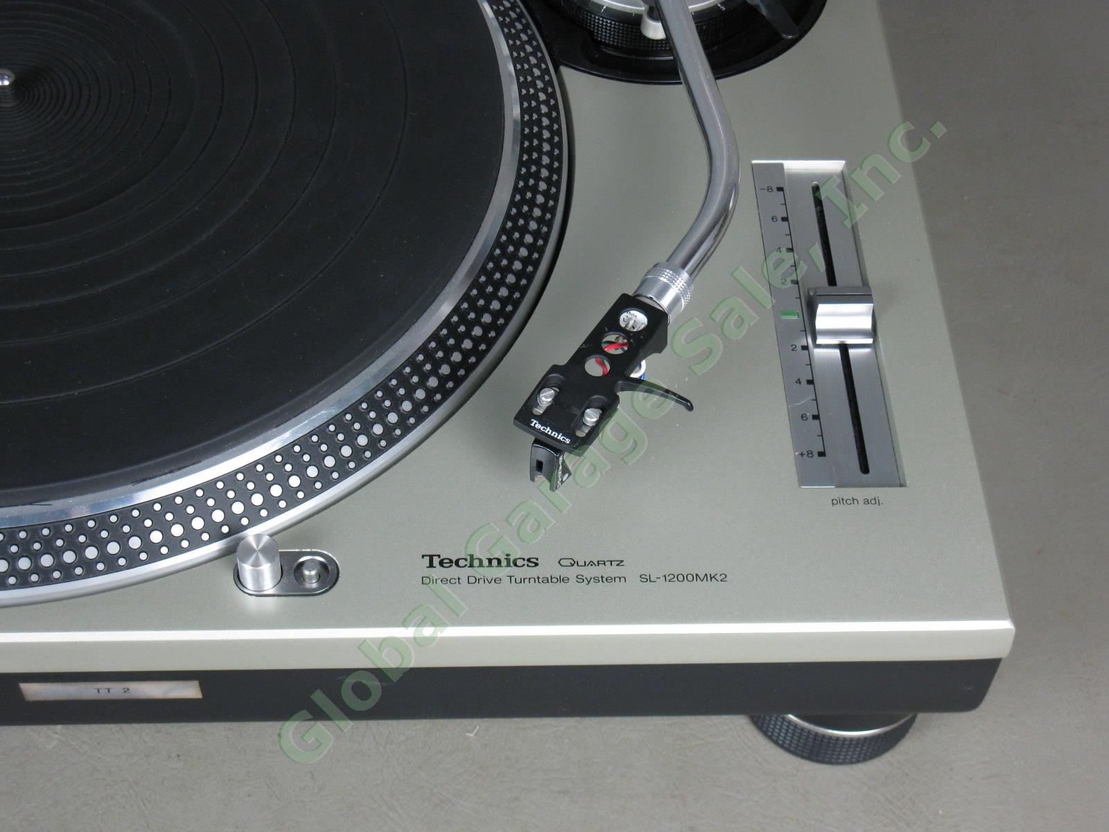 Technics SL-1200MK2 Quartz Direct Drive DJ Turntable Stanton Cartridge NO RES!!! 2