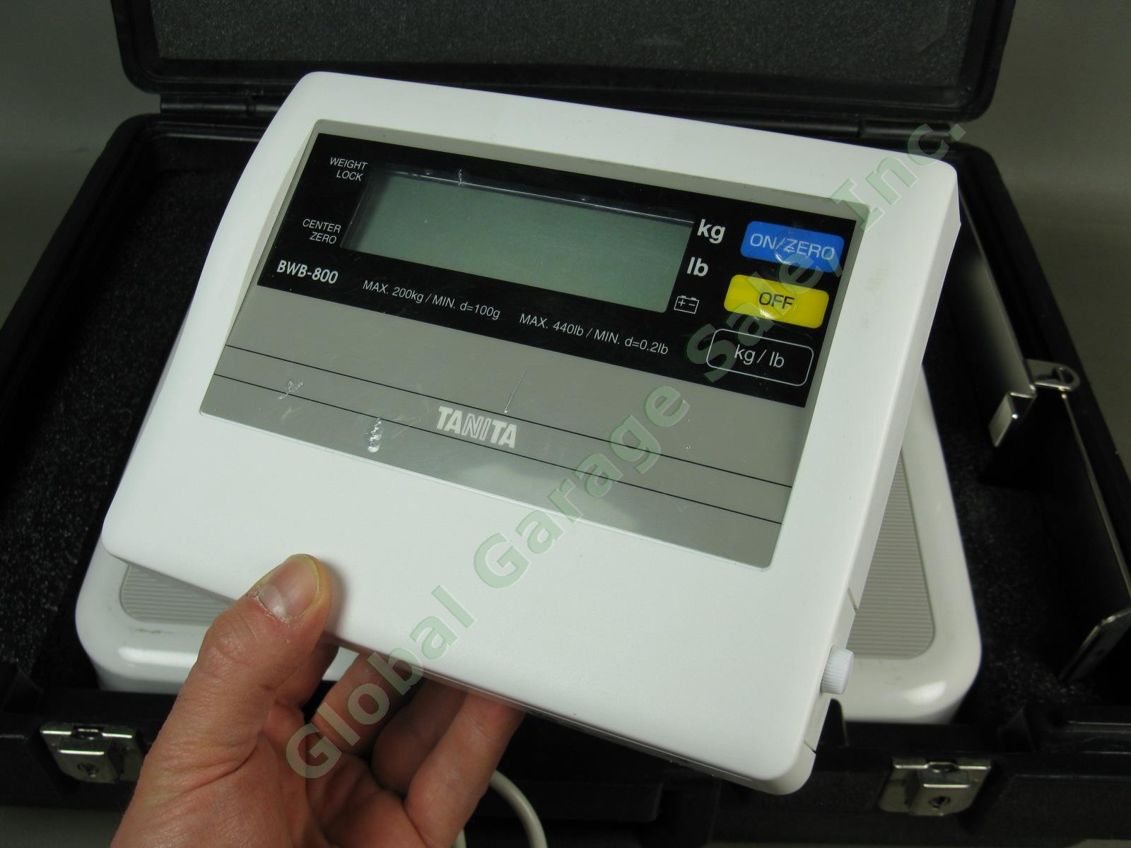 Tanita BWB-800A Digital Electronic Medical Scale 440lb W/ Remote Display Case ++ 1