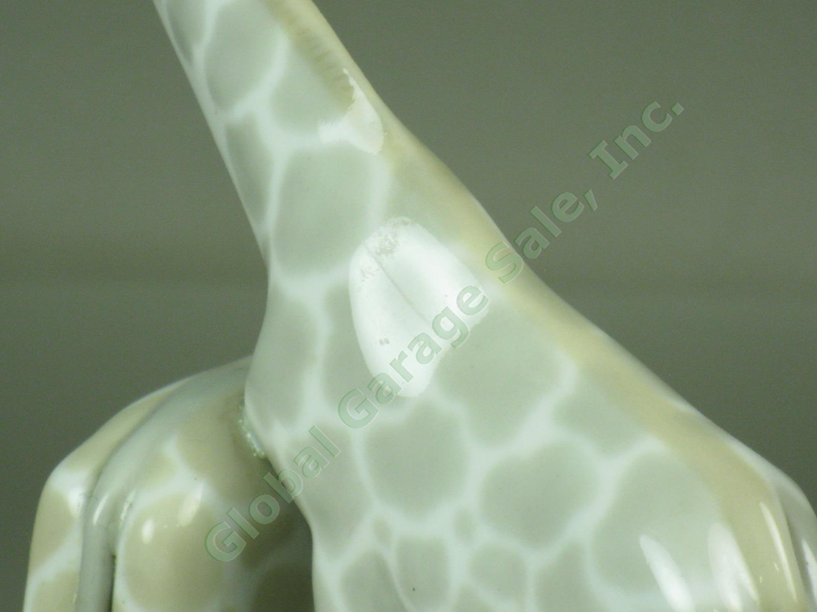 RARE! Vintage 1969-1970 Lladro Giraffe Group Porcelain Figurine 01005 No Reserve 7
