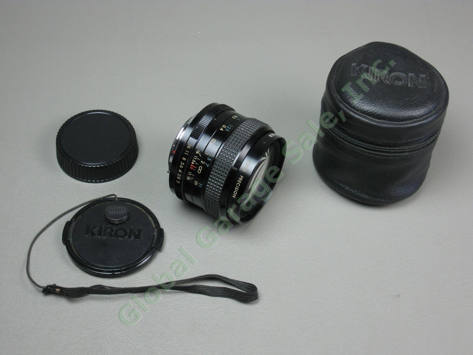 Kiron 24mm f/2 Wide Angle Camera Lens Kino Precision MC Pentax K Mount? NO RES!