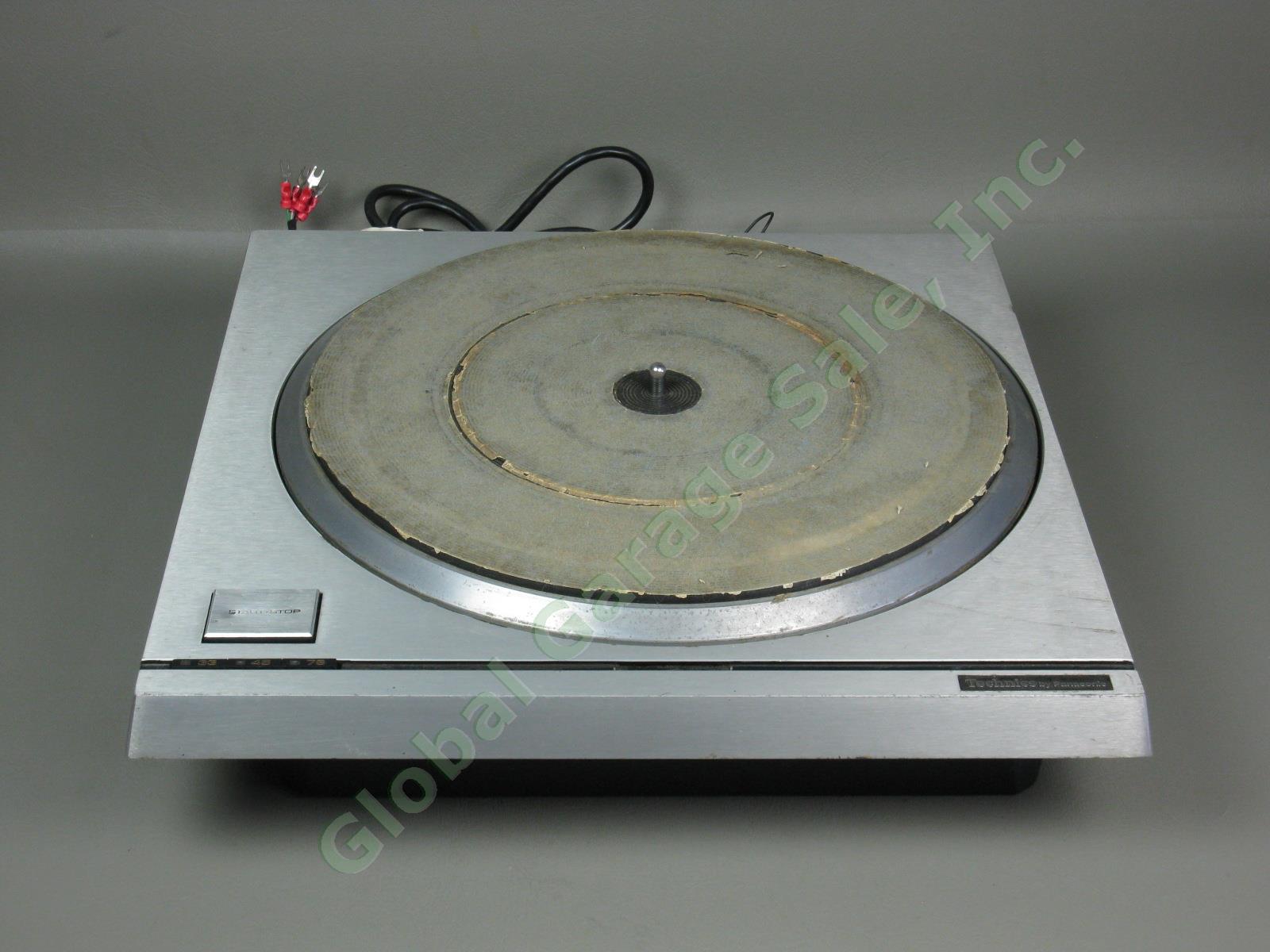 Vintage Panasonic Technics SP-10MKII Direct Drive Turntable For Parts Repair NR!