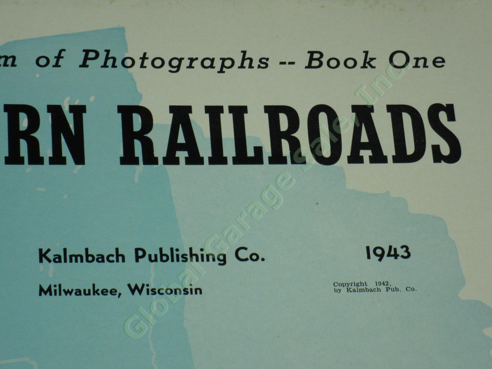 18 Vtg Kalmbach 1943-47 Train Albums Of Railroad Photographs Book Lot NO RESERVE 3