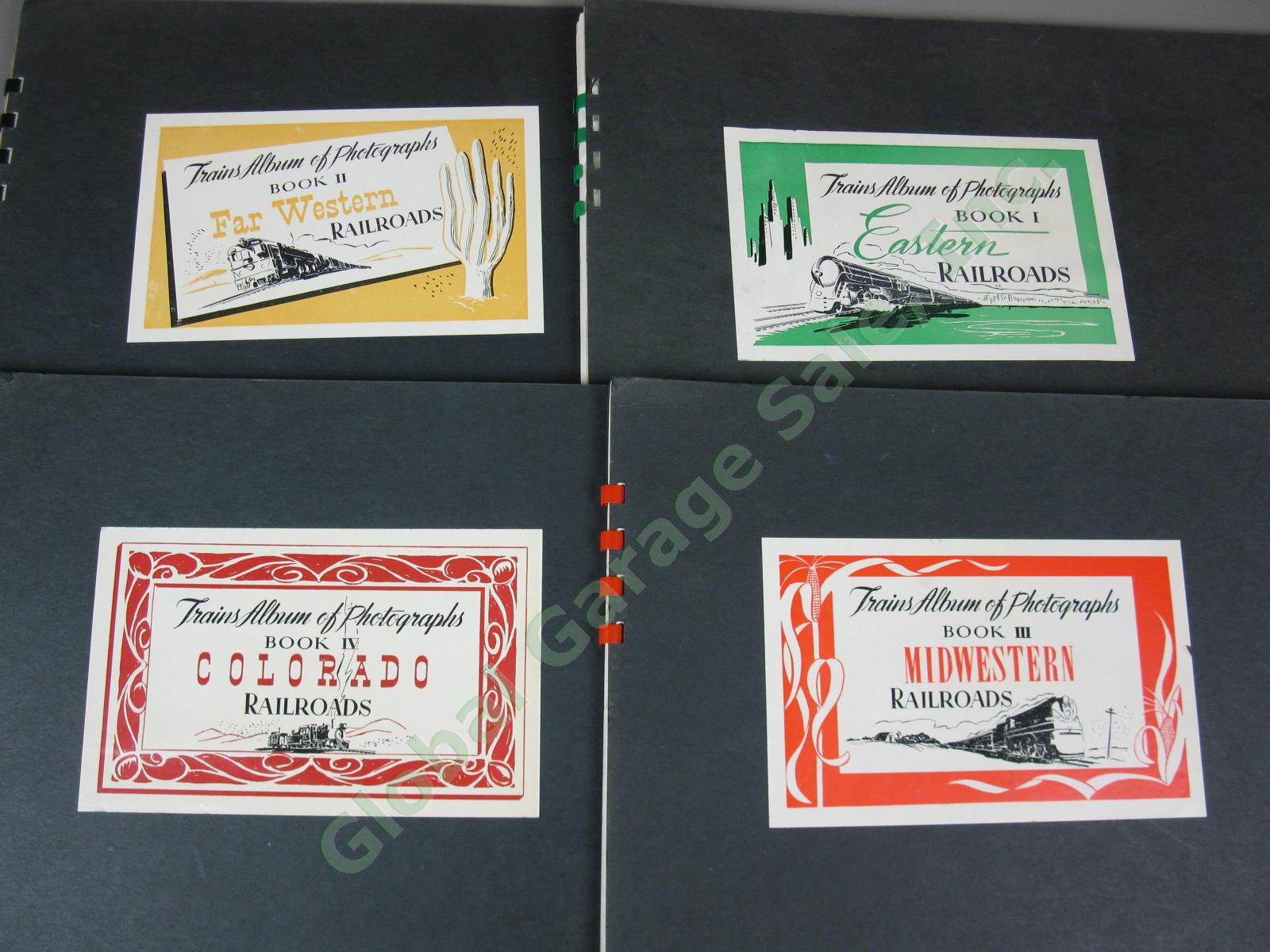 18 Vtg Kalmbach 1943-47 Train Albums Of Railroad Photographs Book Lot NO RESERVE 4