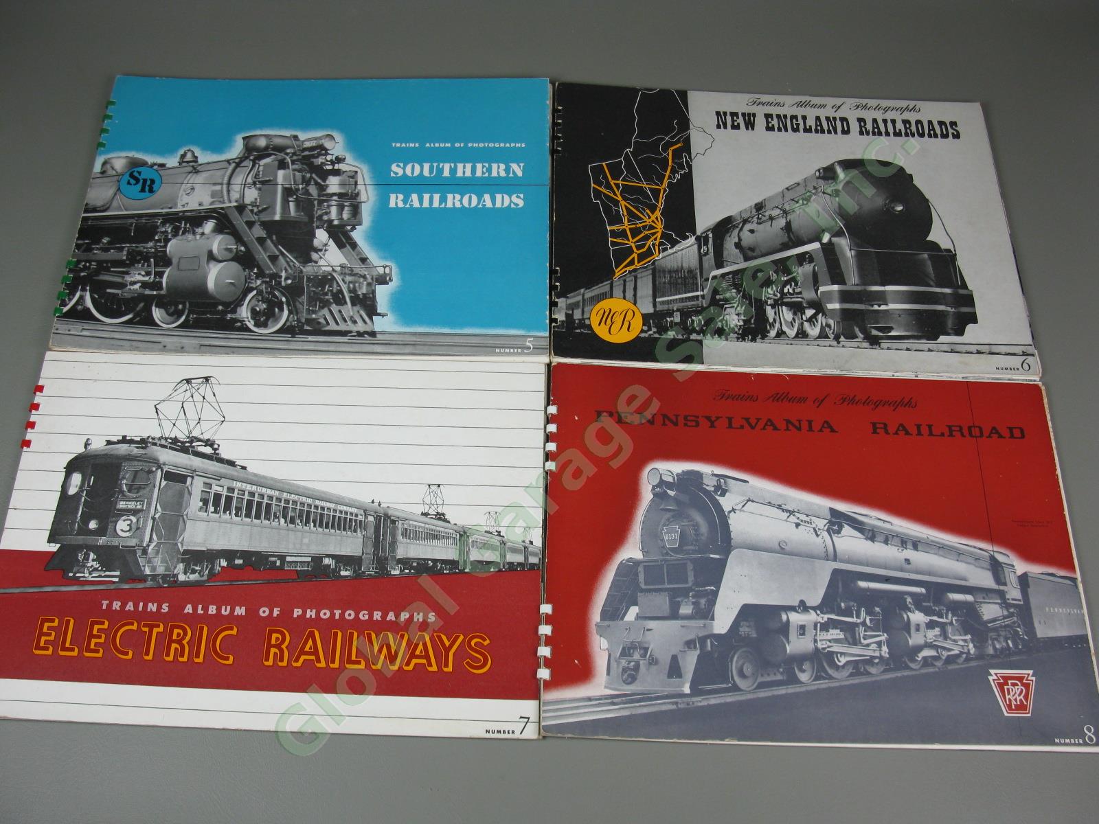 18 Vtg Kalmbach 1943-47 Train Albums Of Railroad Photographs Book Lot NO RESERVE 5