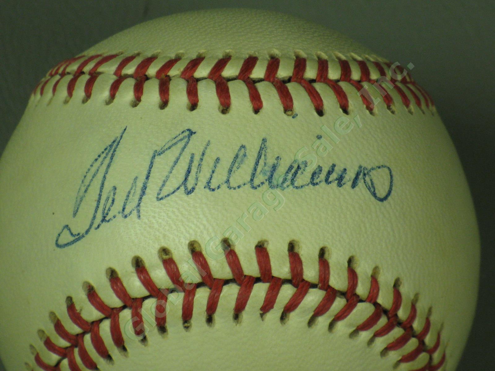 RARE Ted Williams Signed Harwood Official League Baseball Autograph Original Box 2
