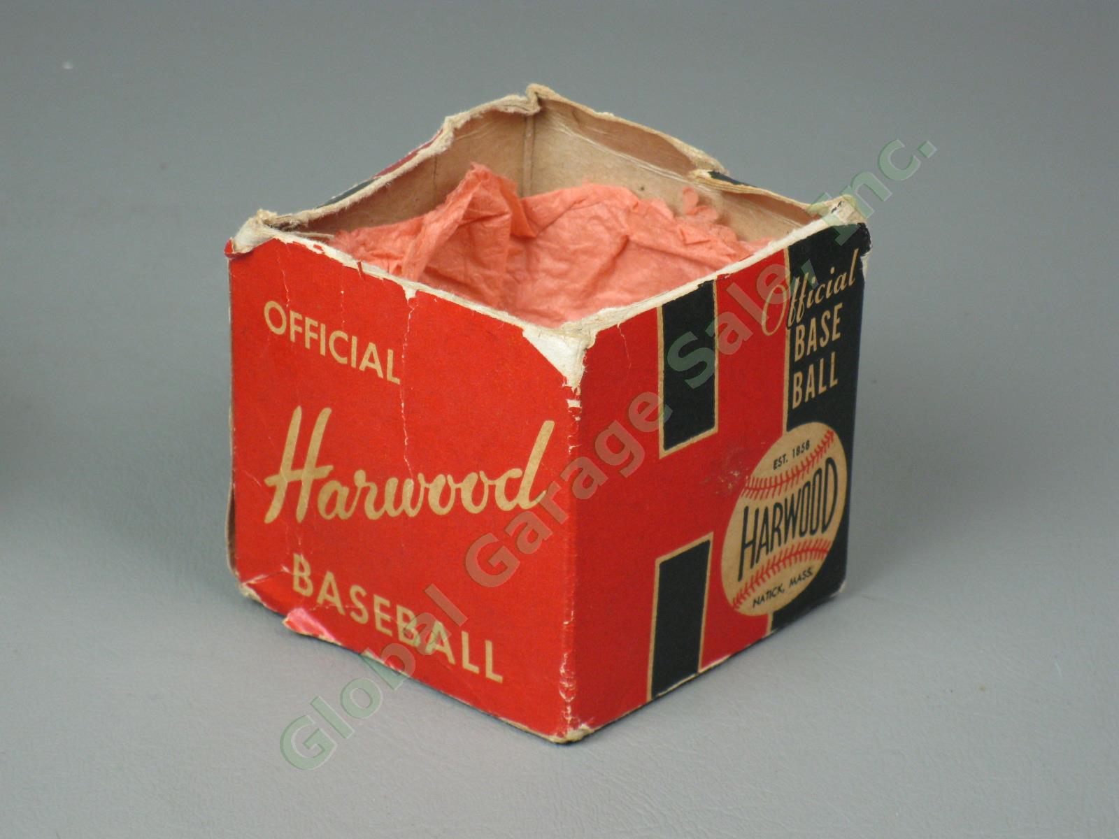 RARE Ted Williams Signed Harwood Official League Baseball Autograph Original Box 4