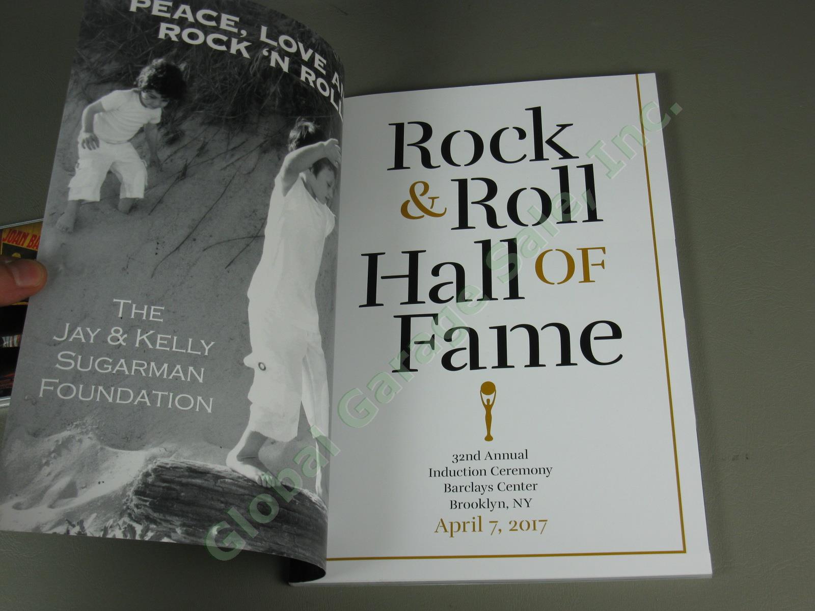 2017 Rock & Roll Hall Of Fame Ceremony VIP Program Ticket CD Lot Pearl Jam Yes + 3