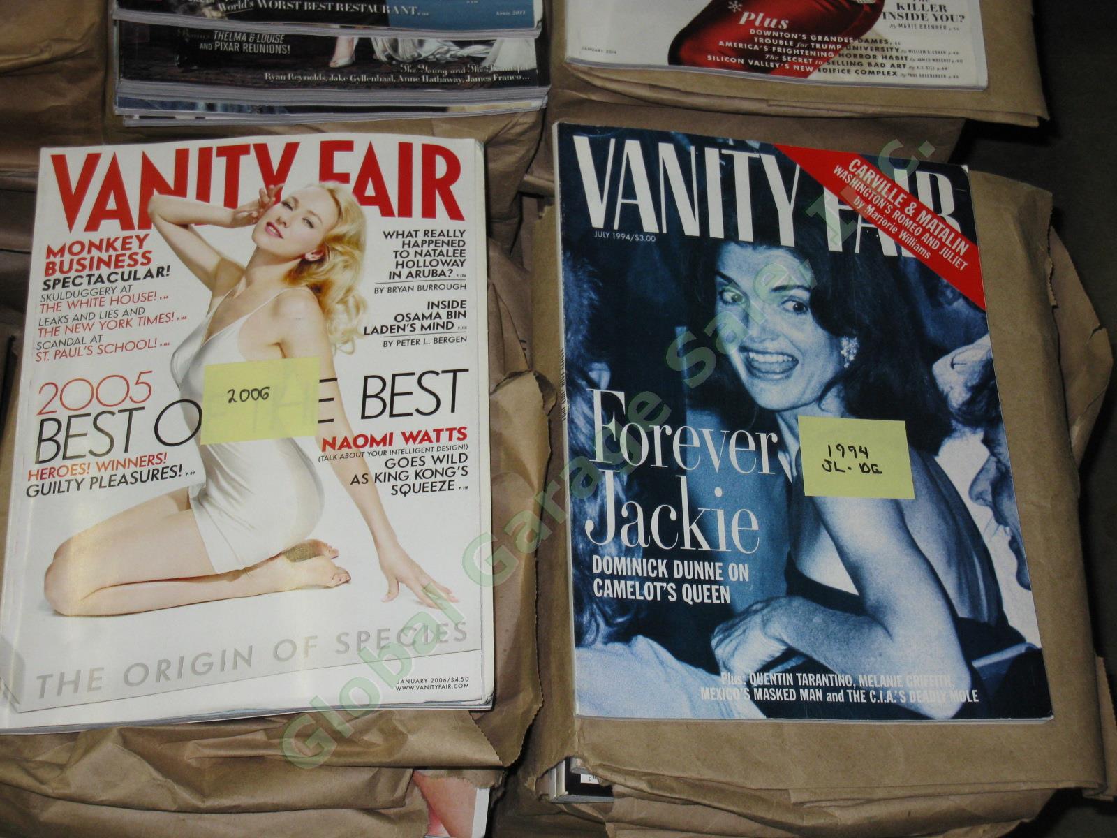 HUGE Vtg Vanity Fair Magazine Back Issue Collection Lot Sept 1994-2016 Madonna + 2