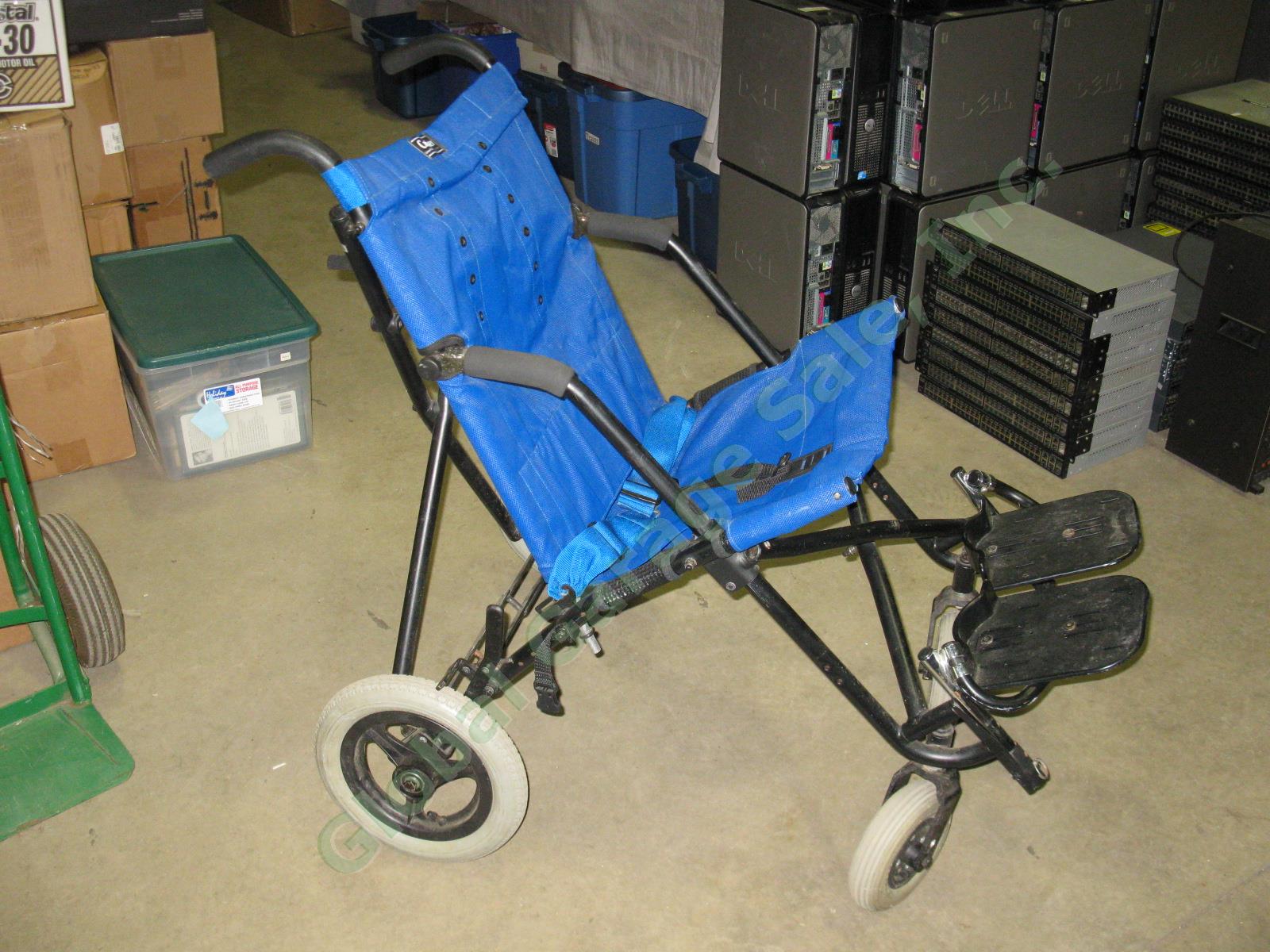 Royal Blue Convaid Cruiser CX18 Special Needs Stroller Wheelchair 250lb Capacity