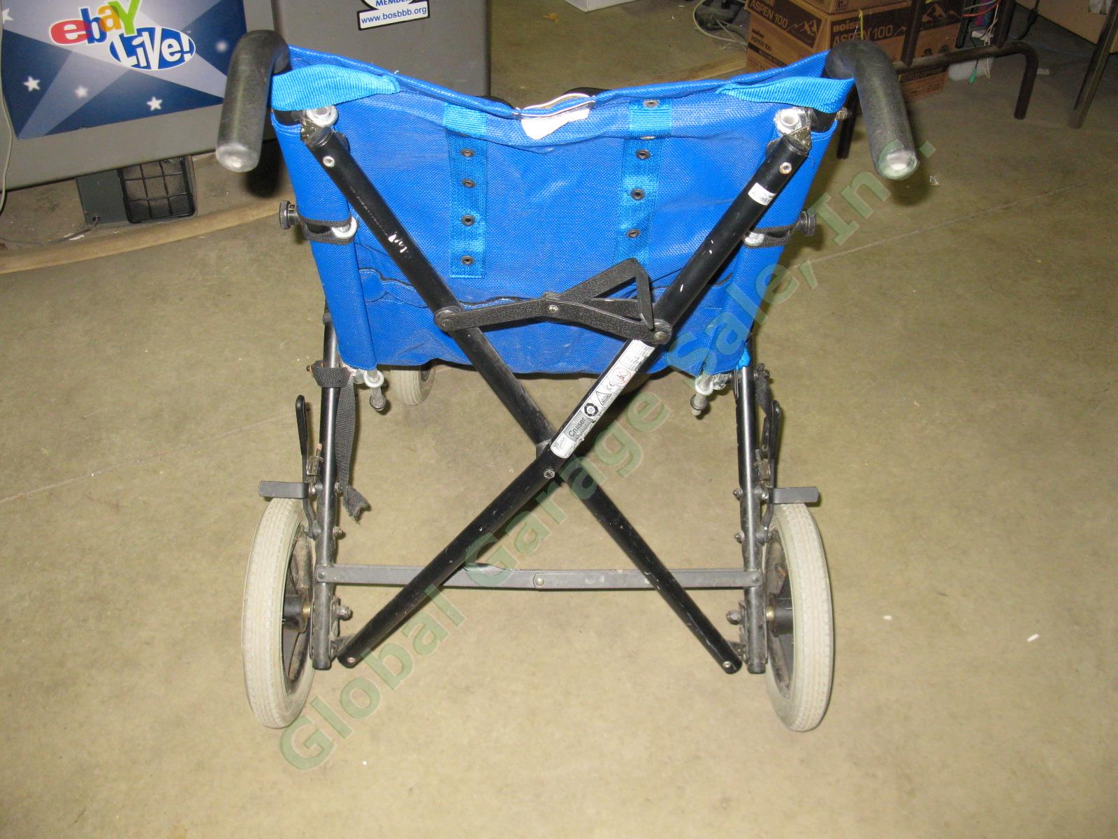 Royal Blue Convaid Cruiser CX18 Special Needs Stroller Wheelchair 250lb Capacity 4