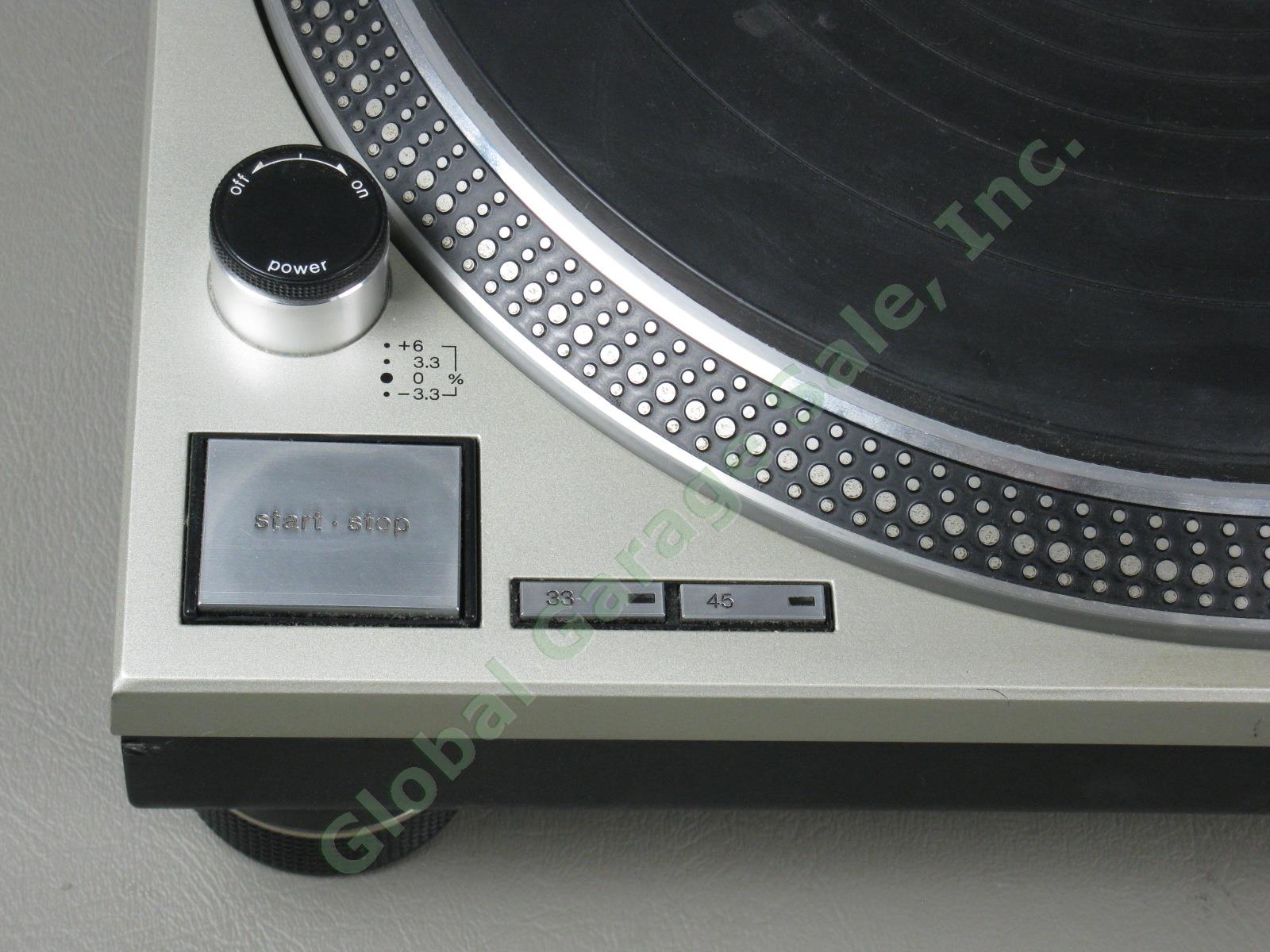 Technics SL-1200MK2 Quartz Direct Drive DJ Turntable Works Great No Reserve! 3