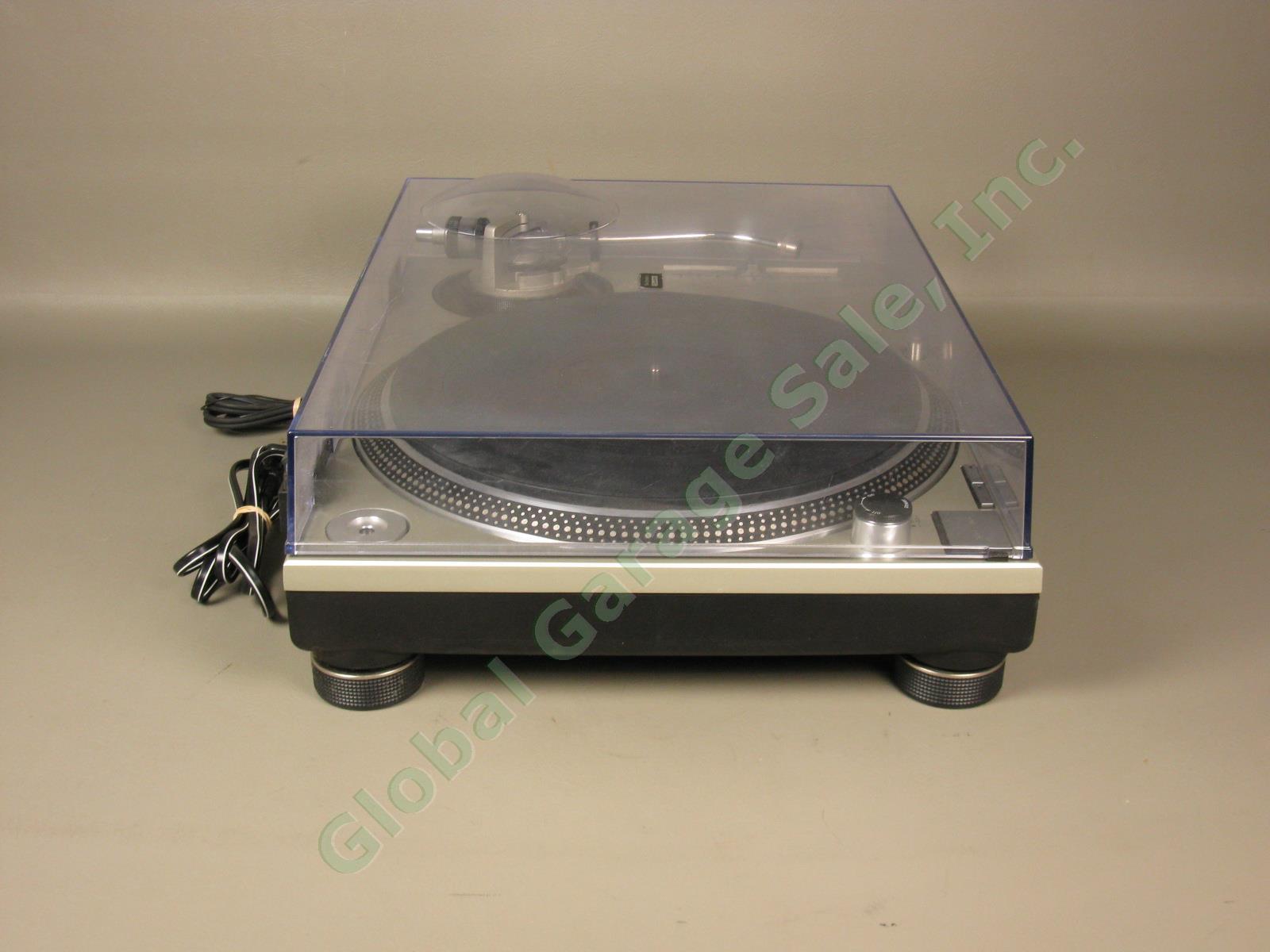 Technics SL-1200MK2 Quartz Direct Drive DJ Turntable Works Great No Reserve! 7
