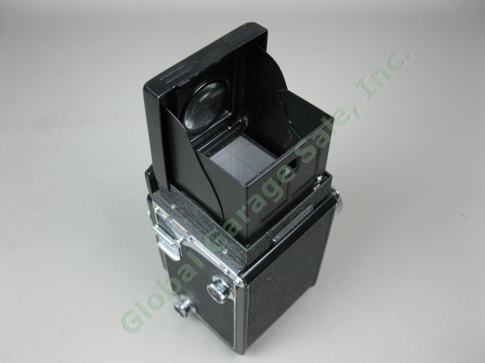Vtg Yashica-D Copal-MXV TLR Twin Lens Reflex Camera W/ Yashinon 80mm 1:2.8 + 3.5 3