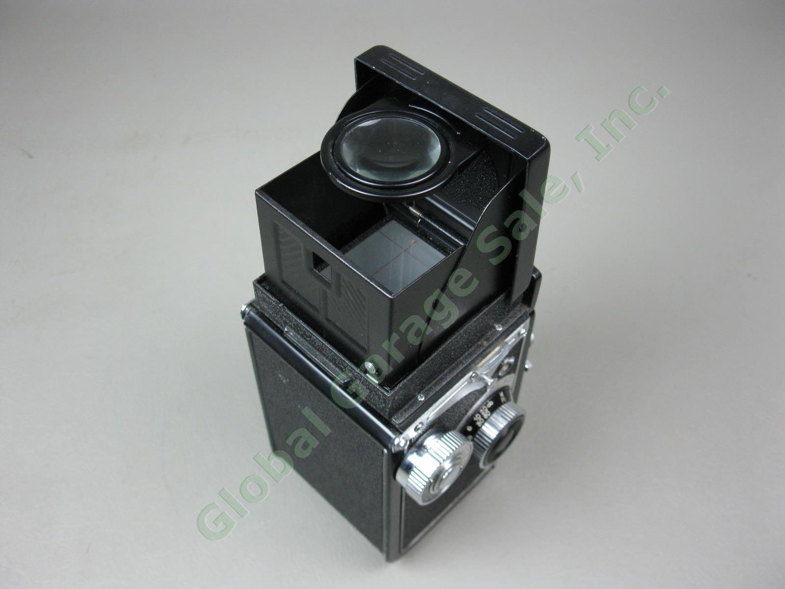 Vtg Yashica-D Copal-MXV TLR Twin Lens Reflex Camera W/ Yashinon 80mm 1:2.8 + 3.5 4