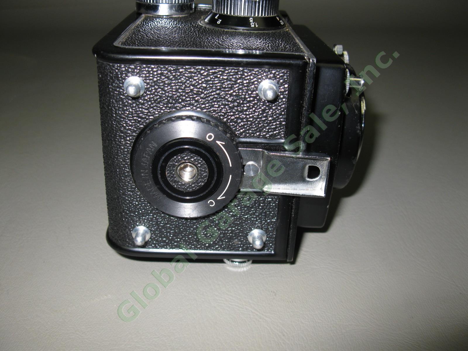 Vtg Yashica-D Copal-MXV TLR Twin Lens Reflex Camera W/ Yashinon 80mm 1:2.8 + 3.5 6