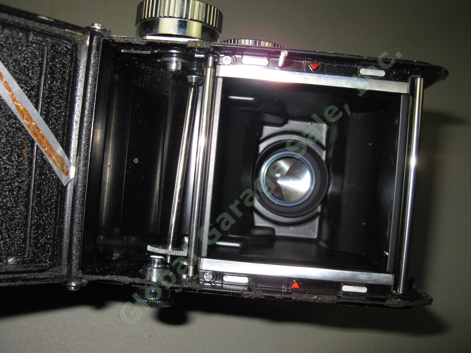 Vtg Yashica-D Copal-MXV TLR Twin Lens Reflex Camera W/ Yashinon 80mm 1:2.8 + 3.5 8