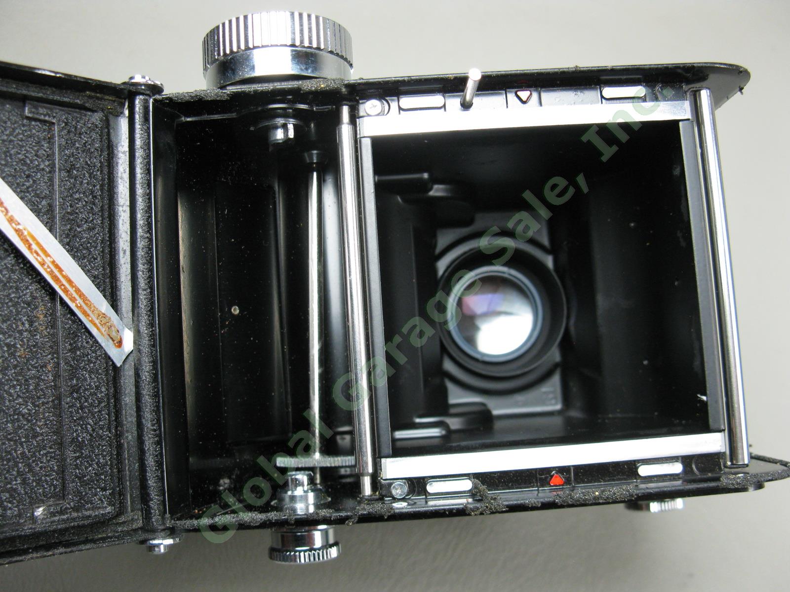Vtg Yashica-D Copal-MXV TLR Twin Lens Reflex Camera W/ Yashinon 80mm 1:2.8 + 3.5 9