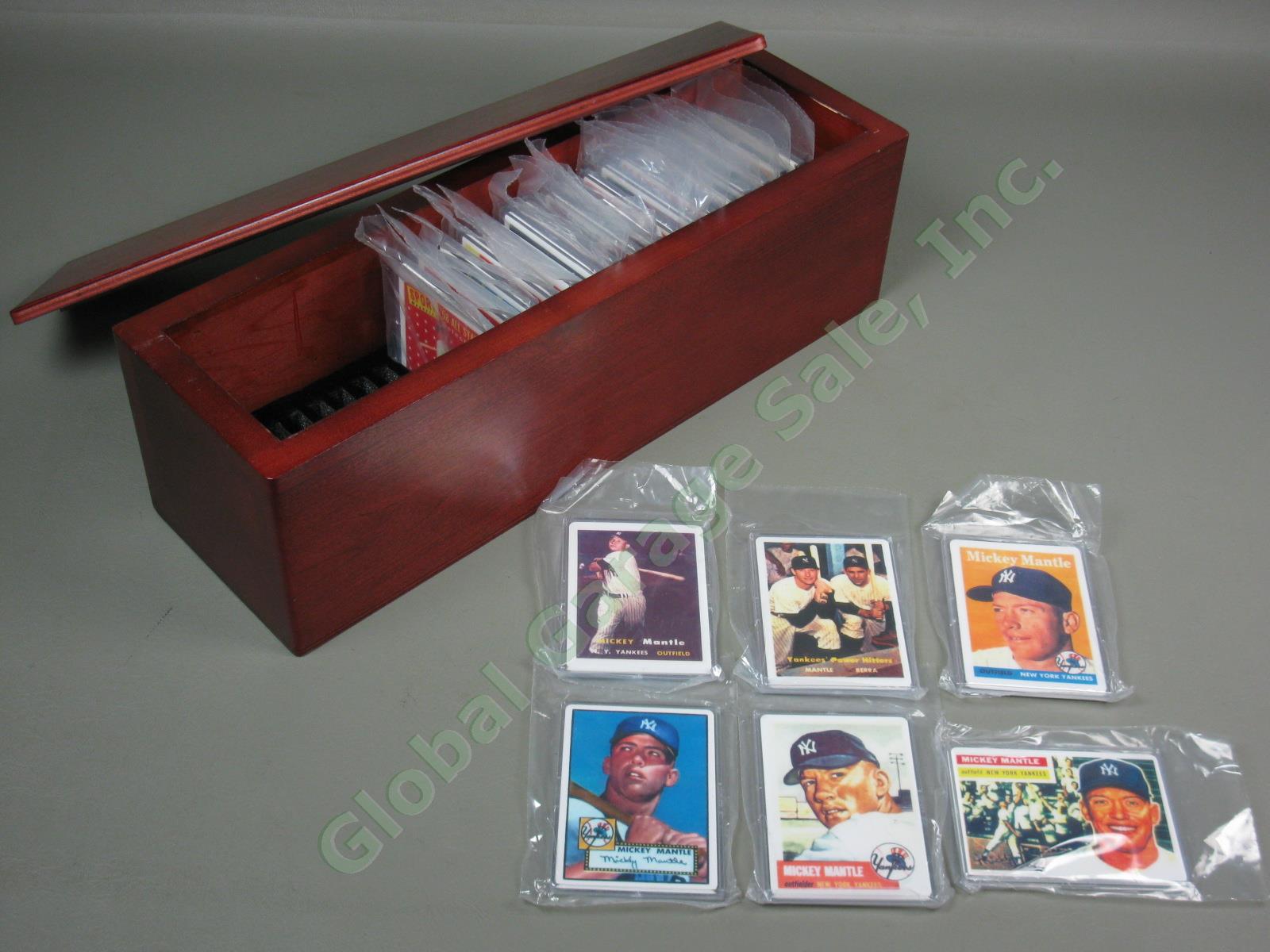 Vtg 1996 Mickey Mantle NY Yankees Topps Porcelain 23-Card Complete Set 694/2401