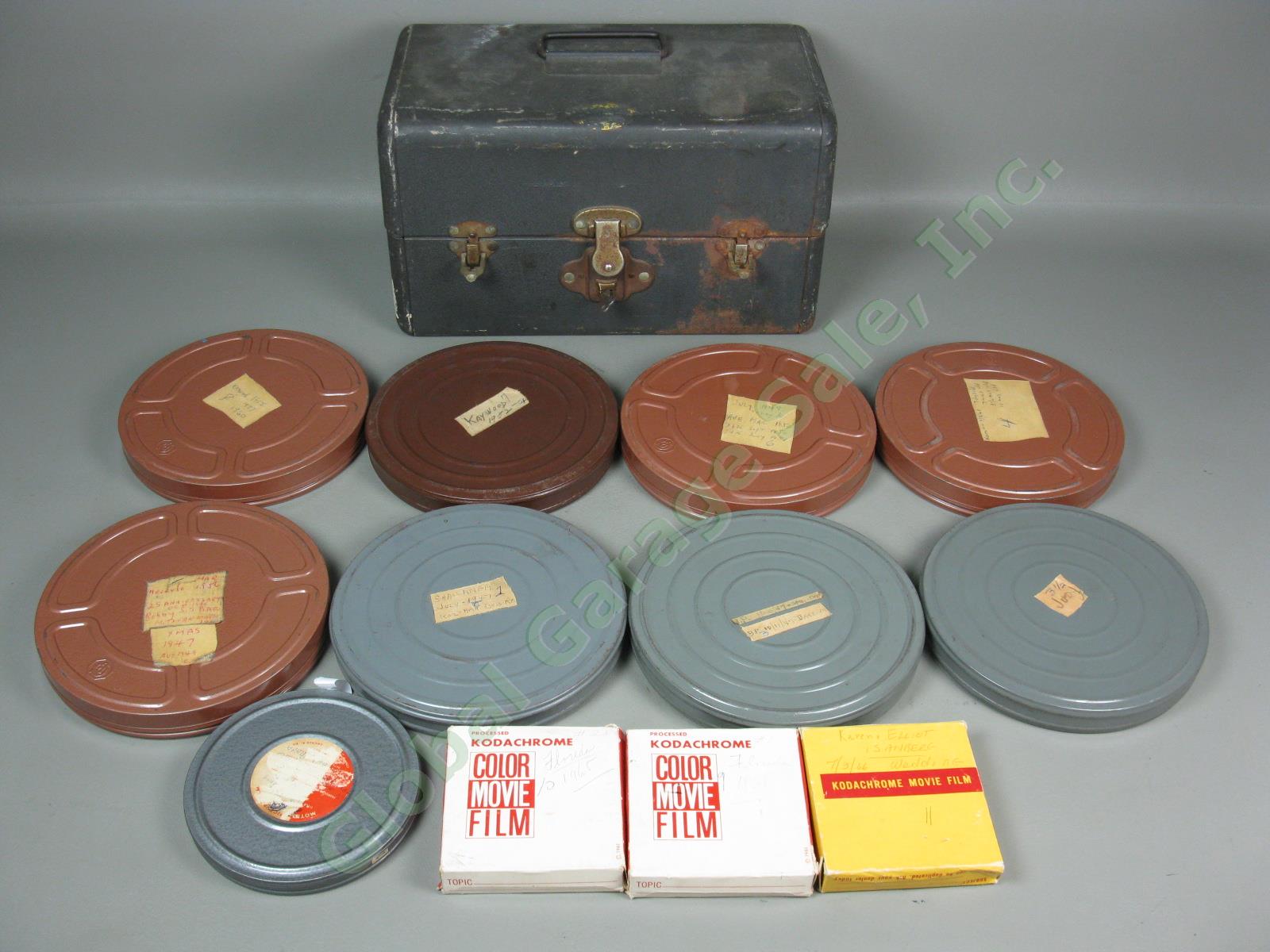 11 Vtg 1940s-1960s 16mm Home Movie Film Reels Lot 1949 Coney Island Shawanga NR!