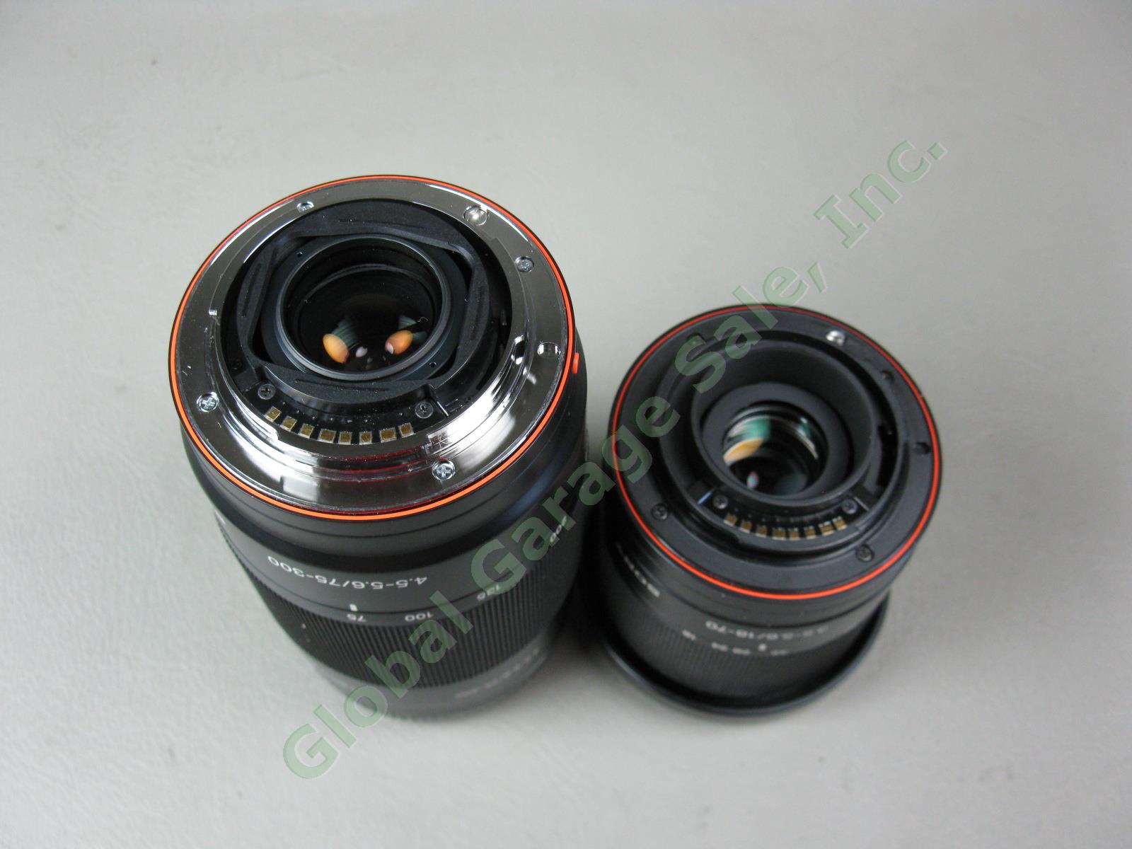 Sony Alpha DSLR-a100 10.2MP Digital SLR Camera Bundle + 2 Lenses 3 CF Card Bag + 7