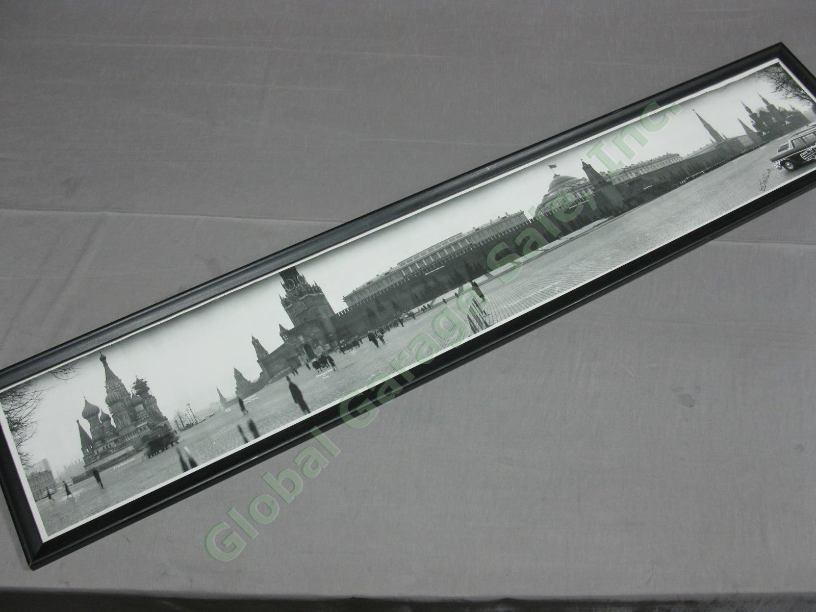 Rare EO Goldbeck Hand Signed 1960s Red Square Russia Panoramic Photo 9"x60" NR!
