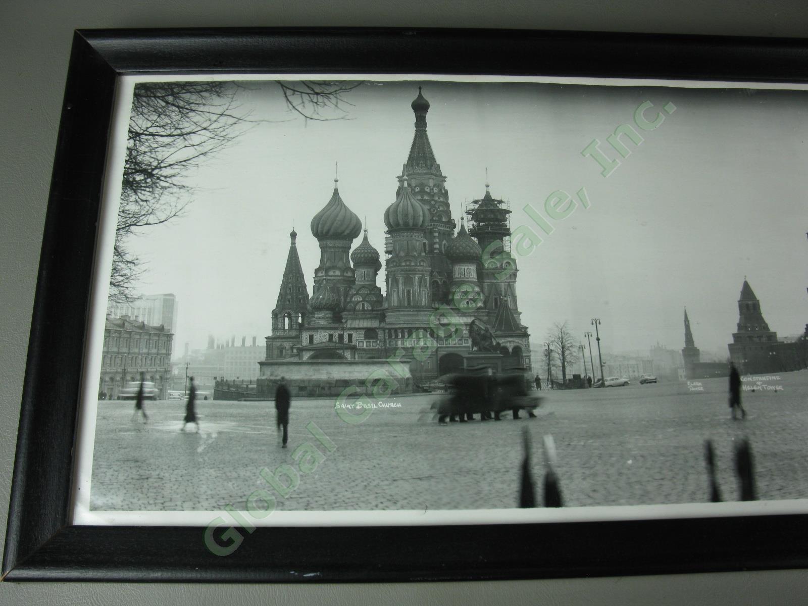 Rare EO Goldbeck Hand Signed 1960s Red Square Russia Panoramic Photo 9"x60" NR! 1