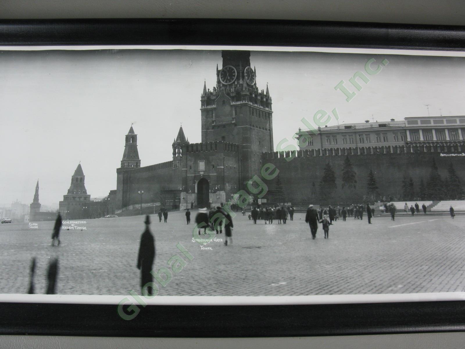 Rare EO Goldbeck Hand Signed 1960s Red Square Russia Panoramic Photo 9"x60" NR! 2