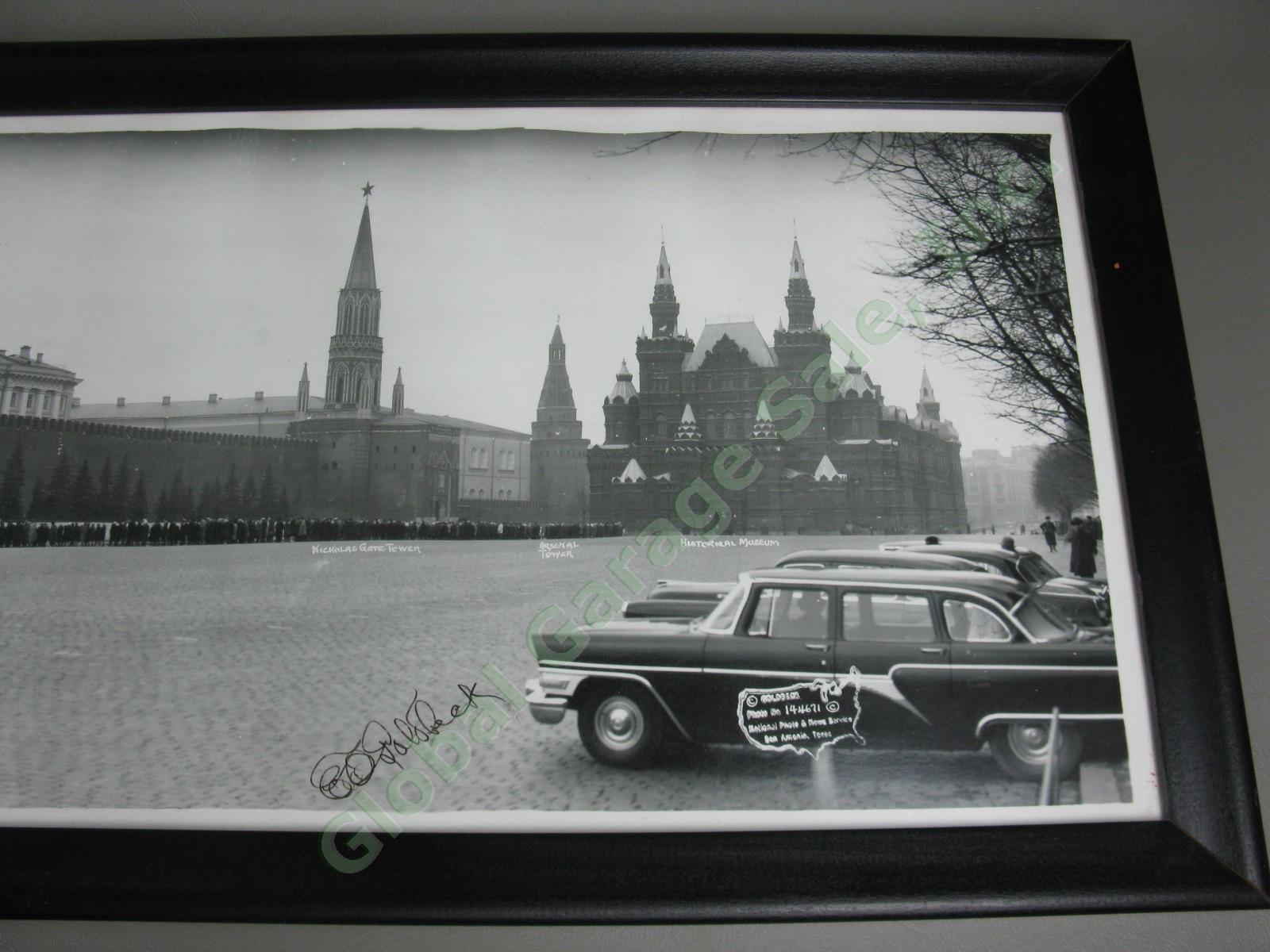 Rare EO Goldbeck Hand Signed 1960s Red Square Russia Panoramic Photo 9"x60" NR! 5