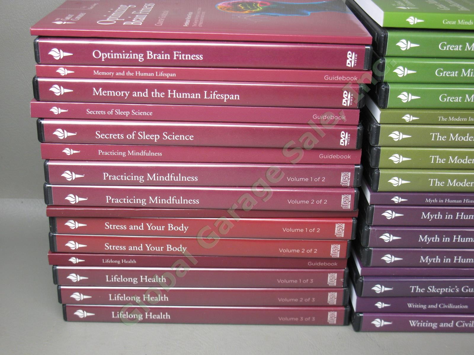 HUGE Teaching Company Great Course CD DVD Lot Philosophy Religion Health History 3