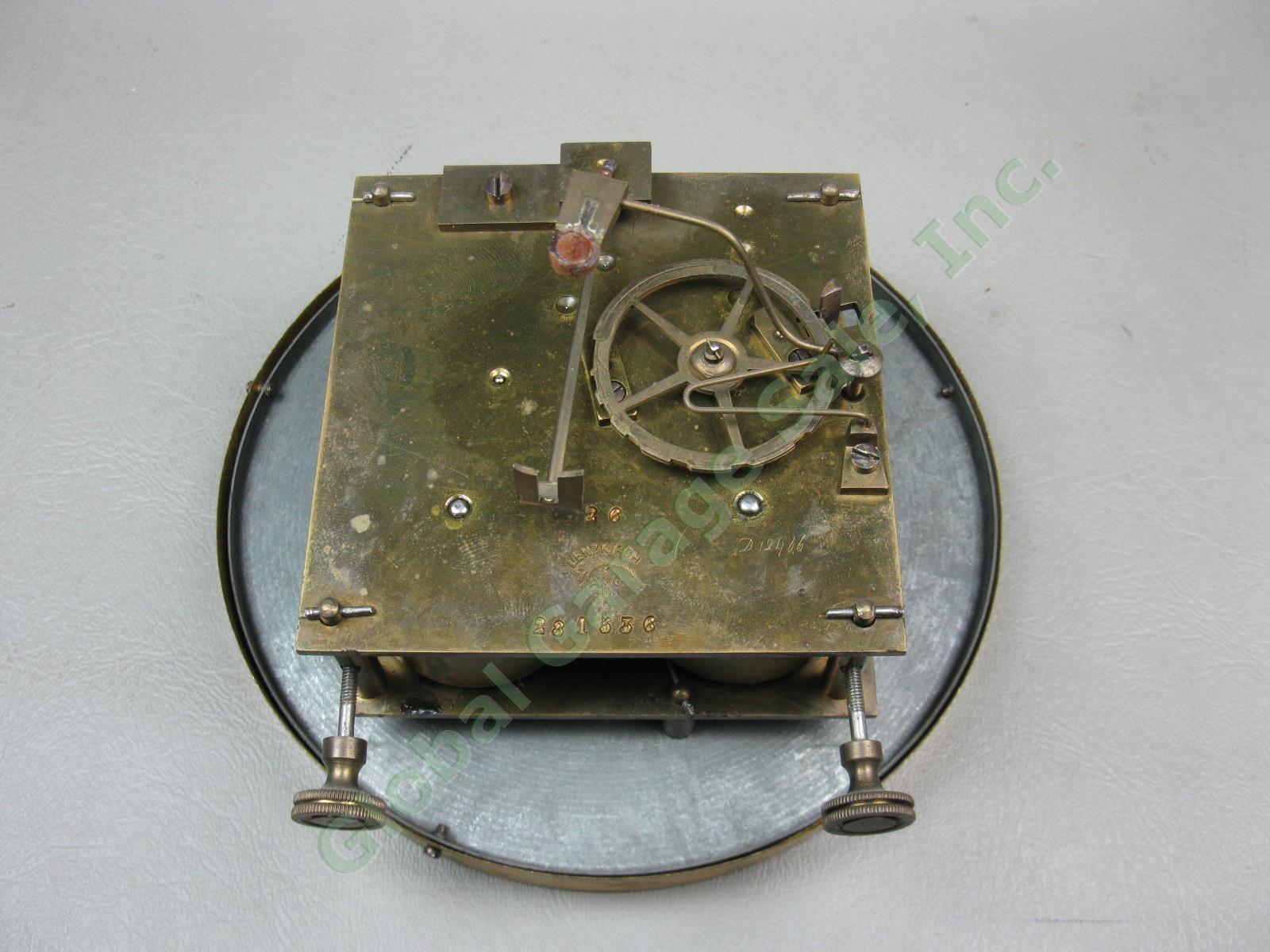 Antique ~1873 Lenzkirch German Pendulum RA Regulator Wall Clock 26 Serial 281536 13