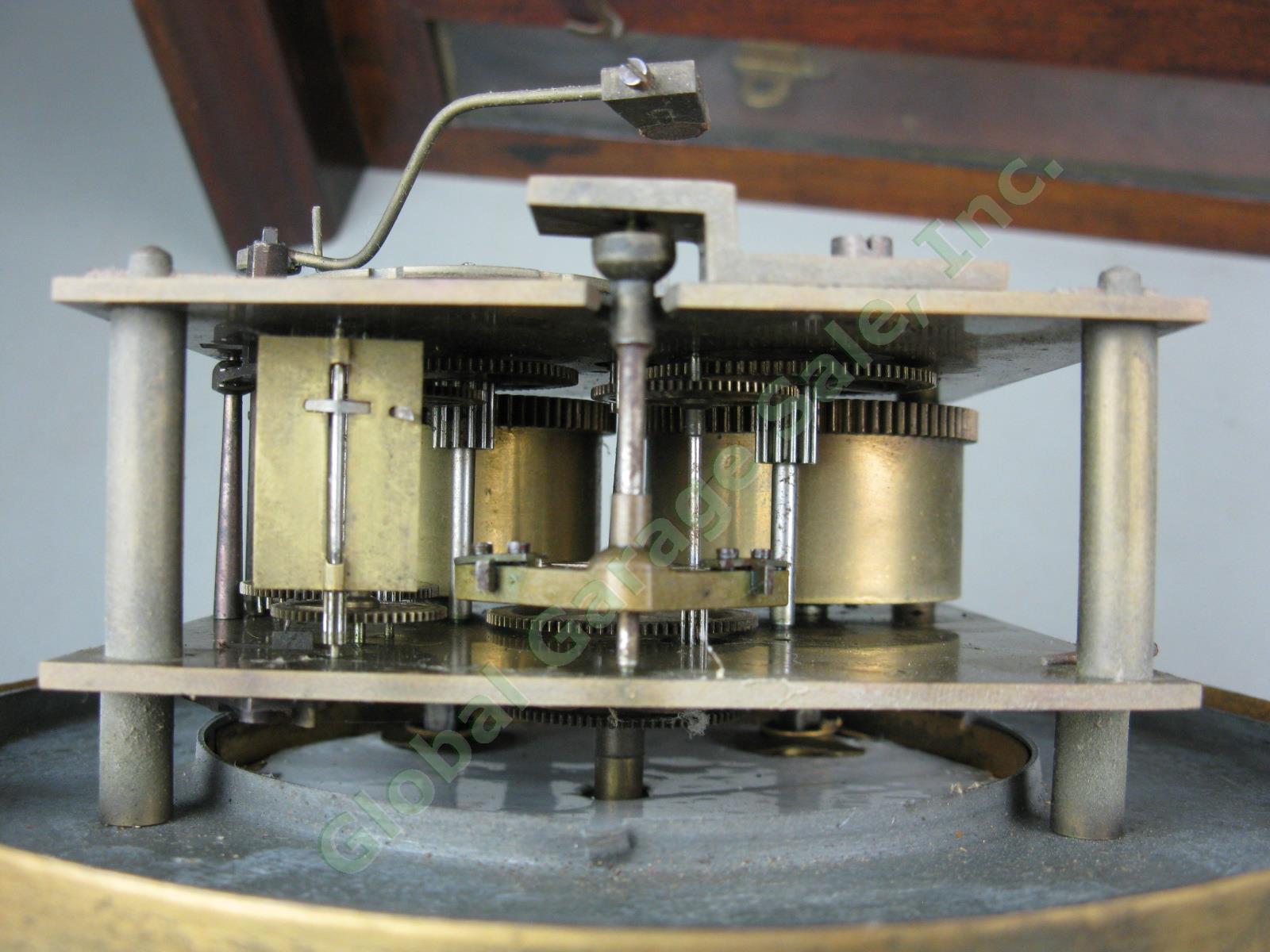 Antique ~1873 Lenzkirch German Pendulum RA Regulator Wall Clock 26 Serial 281536 18
