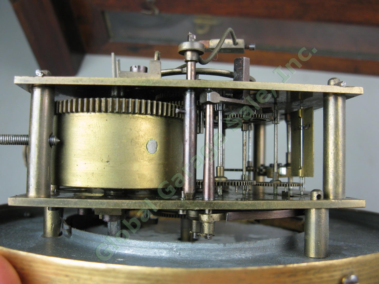 Antique ~1873 Lenzkirch German Pendulum RA Regulator Wall Clock 26 Serial 281536 19