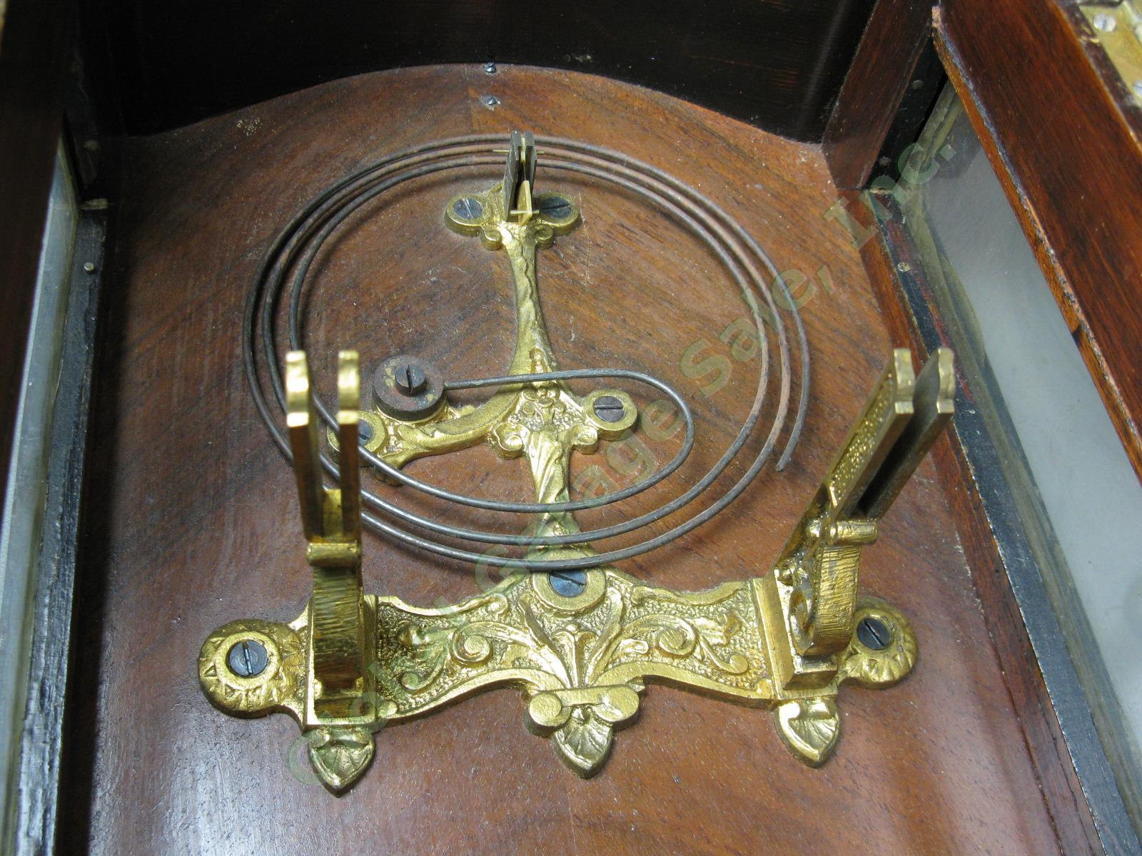 Antique ~1873 Lenzkirch German Pendulum RA Regulator Wall Clock 26 Serial 281536 22