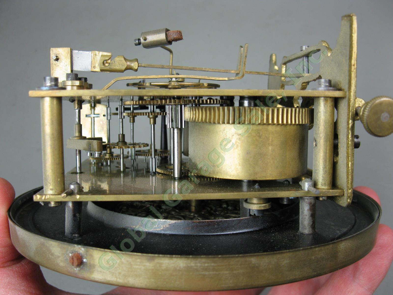 Antique Deutsches Reich German Pendulum Regulator Wall Clock Patent 55006 72797 13