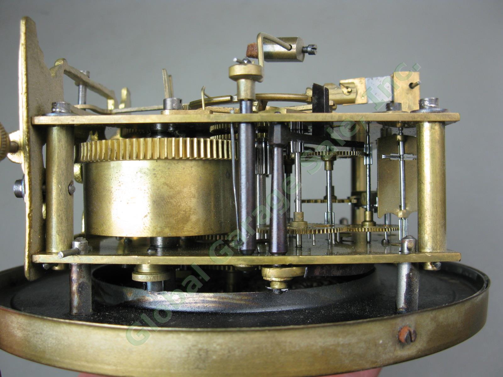 Antique Deutsches Reich German Pendulum Regulator Wall Clock Patent 55006 72797 15