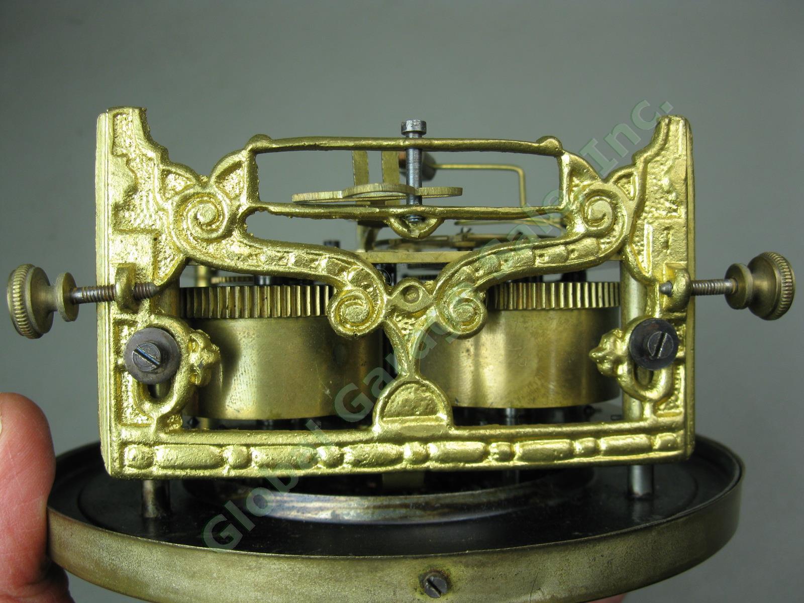 Antique Deutsches Reich German Pendulum Regulator Wall Clock Patent 55006 72797 16