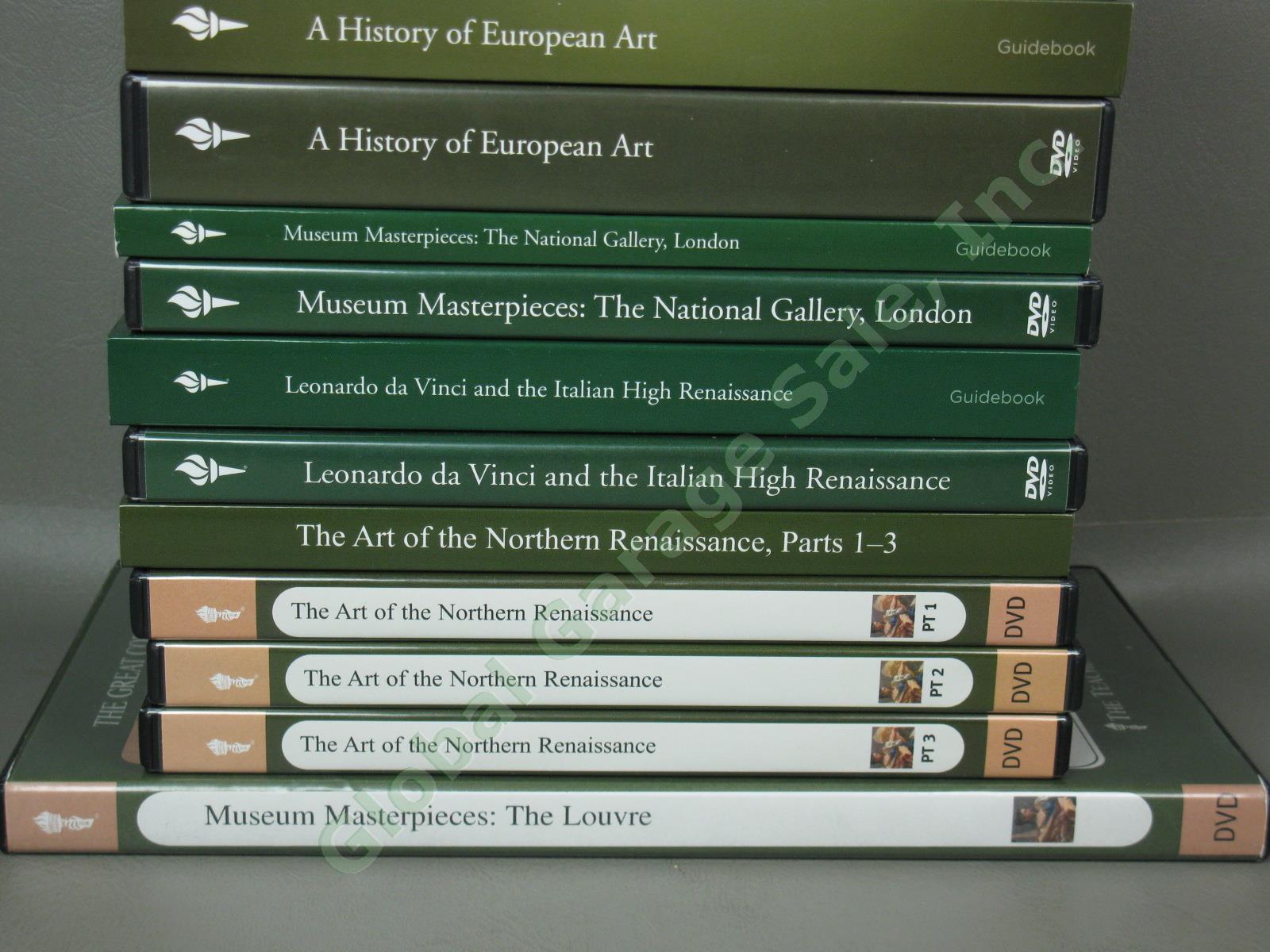 Teaching Company Great Courses DVD Lot Art History European Museums Louvre MMA 2