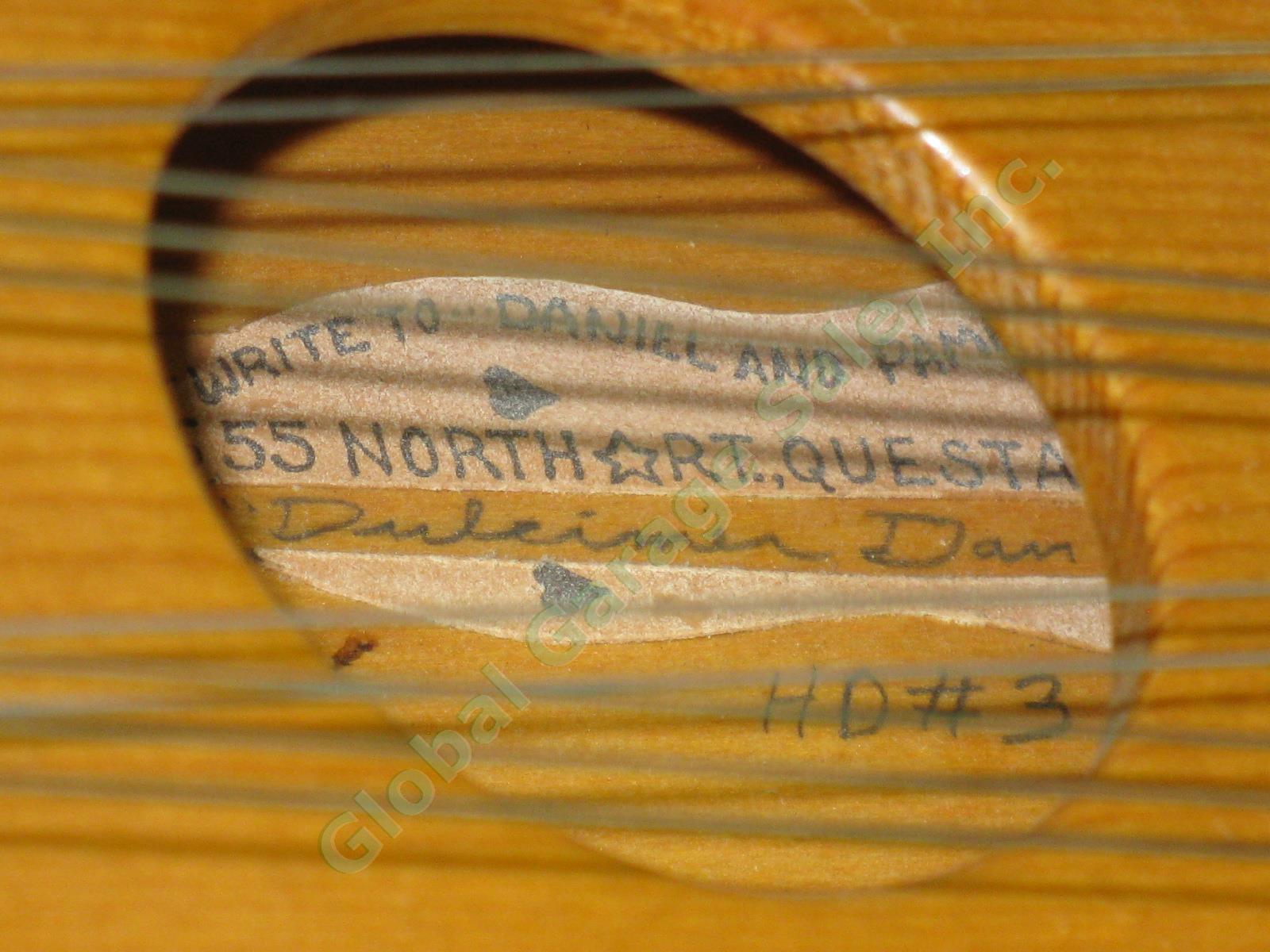 Vtg 1987 Dan Arterburn 14/13 Hammered Dulcimer Walnut Spruce Birch No Reserve!! 10
