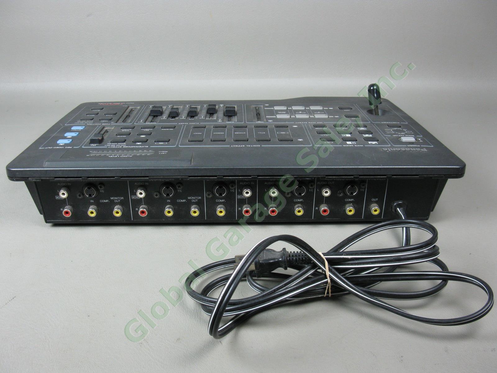 Panasonic Digital AV Mixer WJ-AVE5 Audio Video Switcher Mixing Board Tested 2016 4
