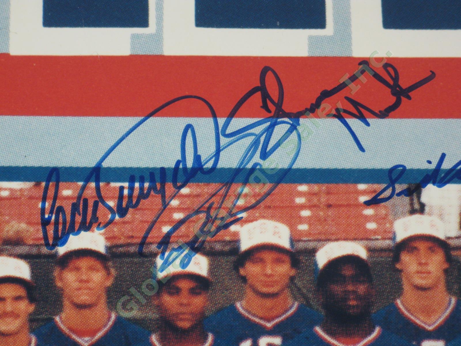 1984 USA Olympic Baseball Team Signed 16"x20" Photo w/ 21 Autographs McGwire +NR 4