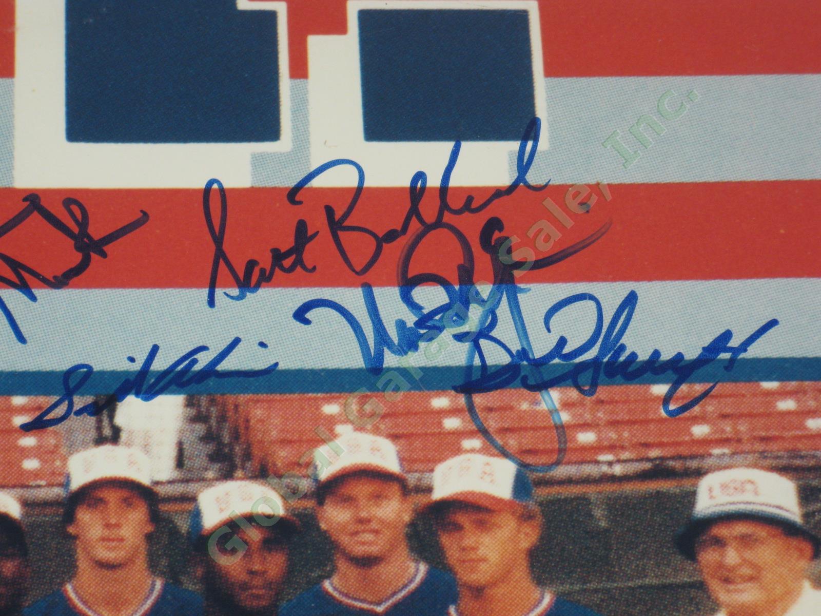1984 USA Olympic Baseball Team Signed 16"x20" Photo w/ 21 Autographs McGwire +NR 5