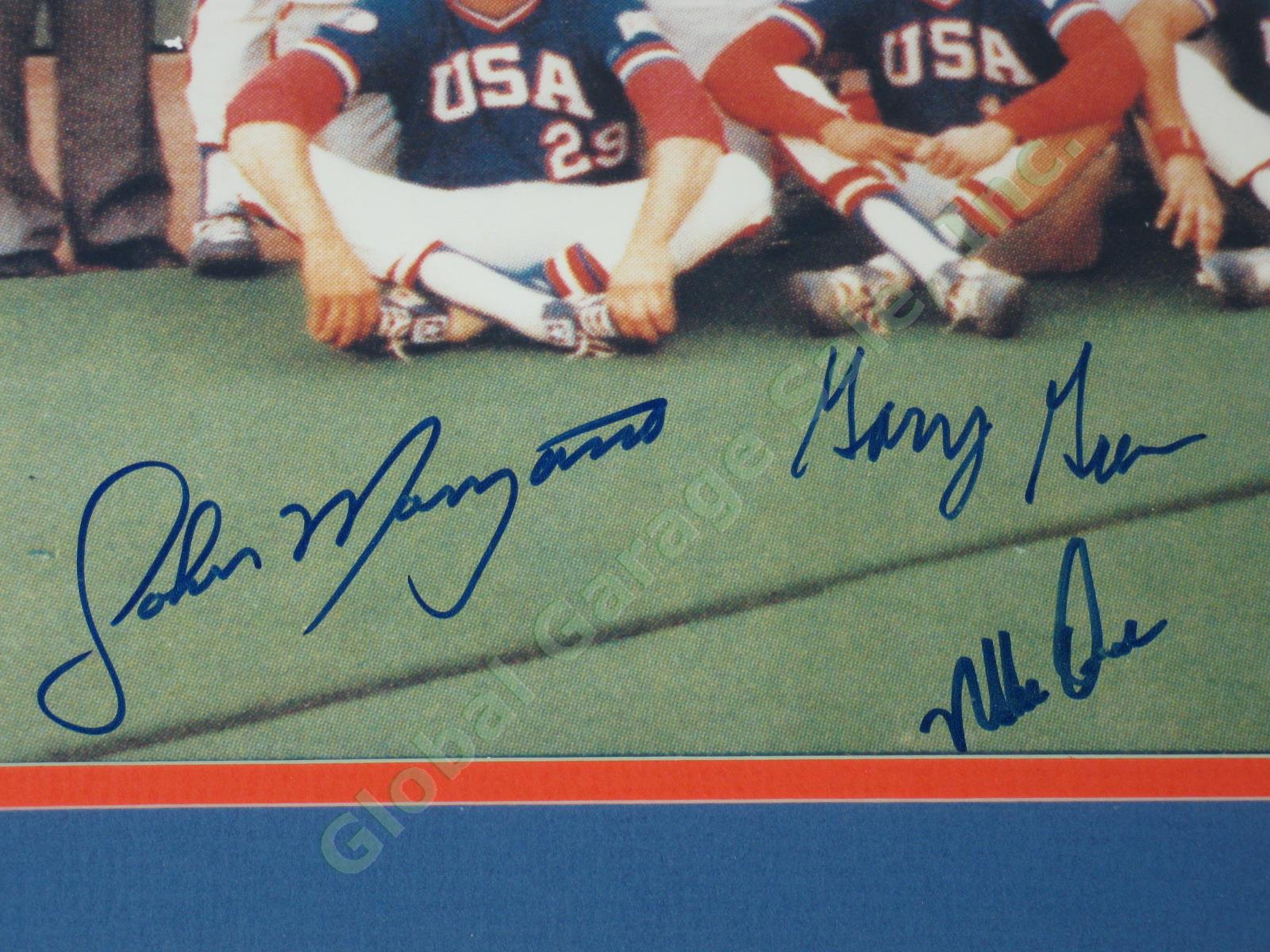 1984 USA Olympic Baseball Team Signed 16"x20" Photo w/ 21 Autographs McGwire +NR 6