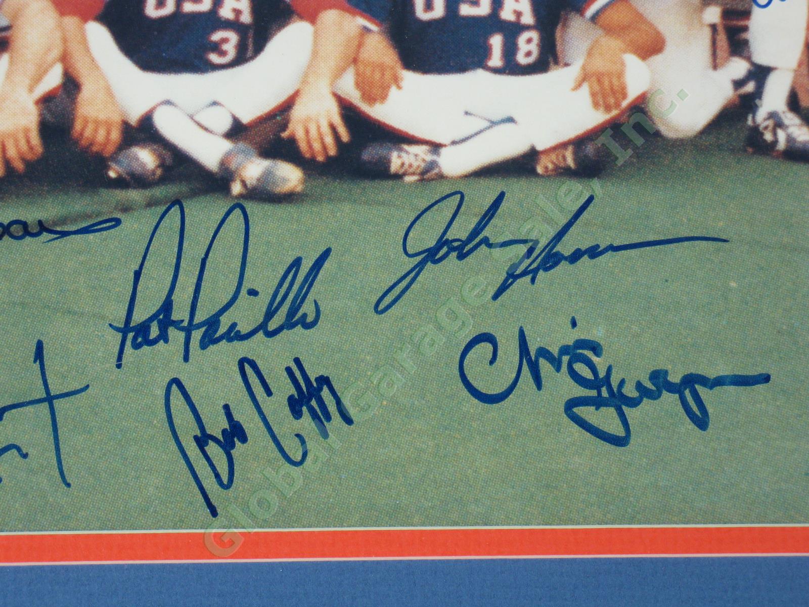 1984 USA Olympic Baseball Team Signed 16"x20" Photo w/ 21 Autographs McGwire +NR 8