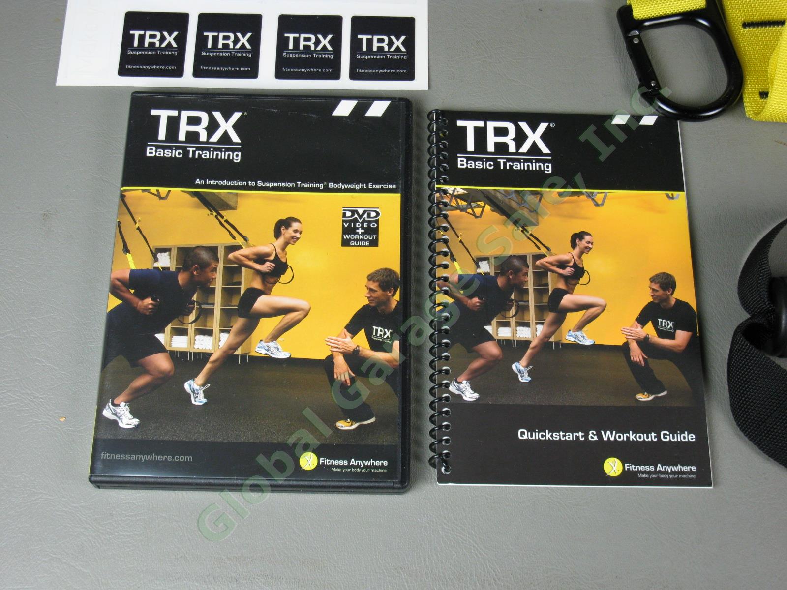 TRX Pro Pack Suspension Trainer W/ DVDs + Door Anchor Mint Condition No Reserve! 1